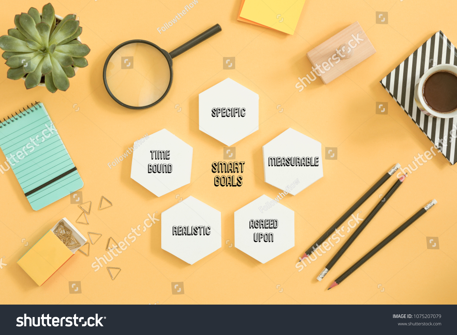 Diagram Smart Goals Your Project Modern Stock Photo Edit Now