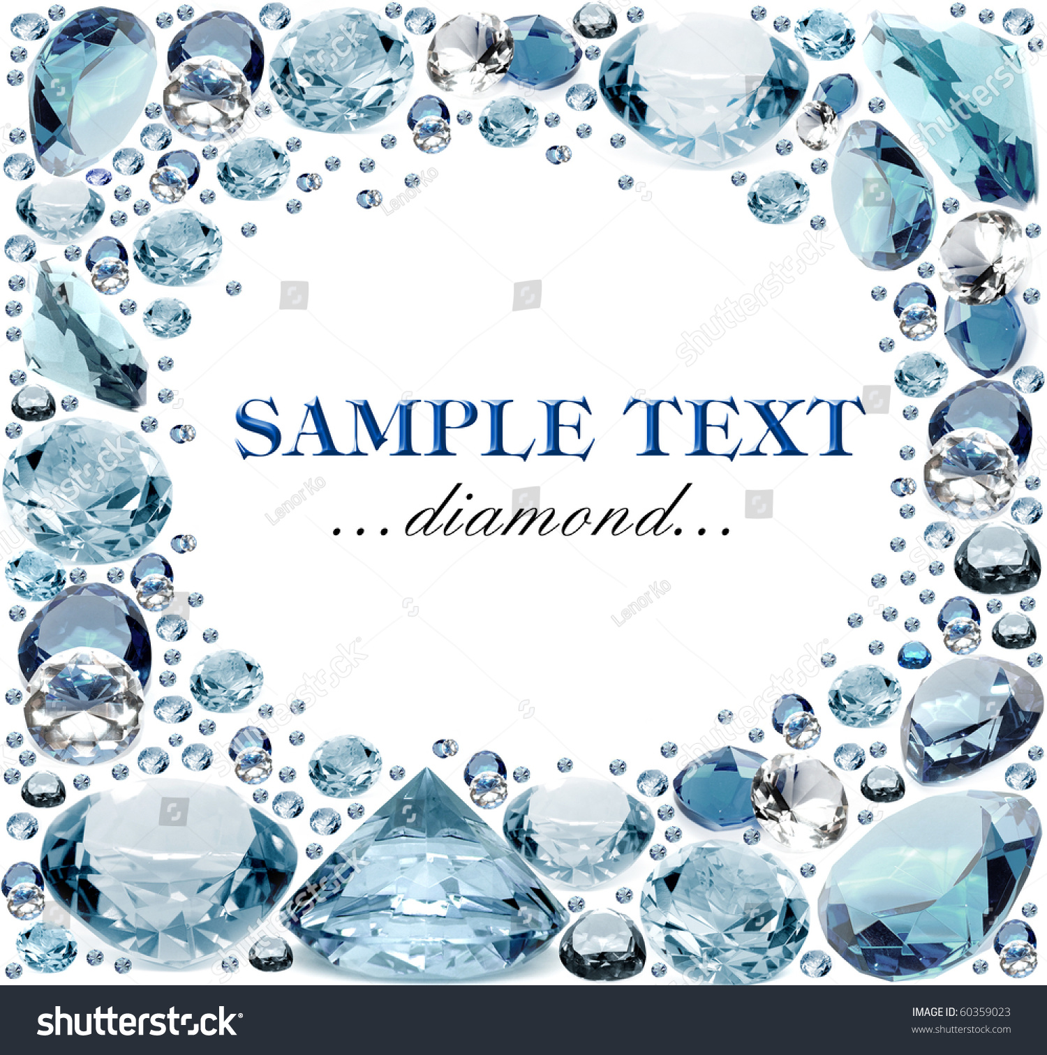 Diamond Frame Stock Photo 60359023 : Shutterstock