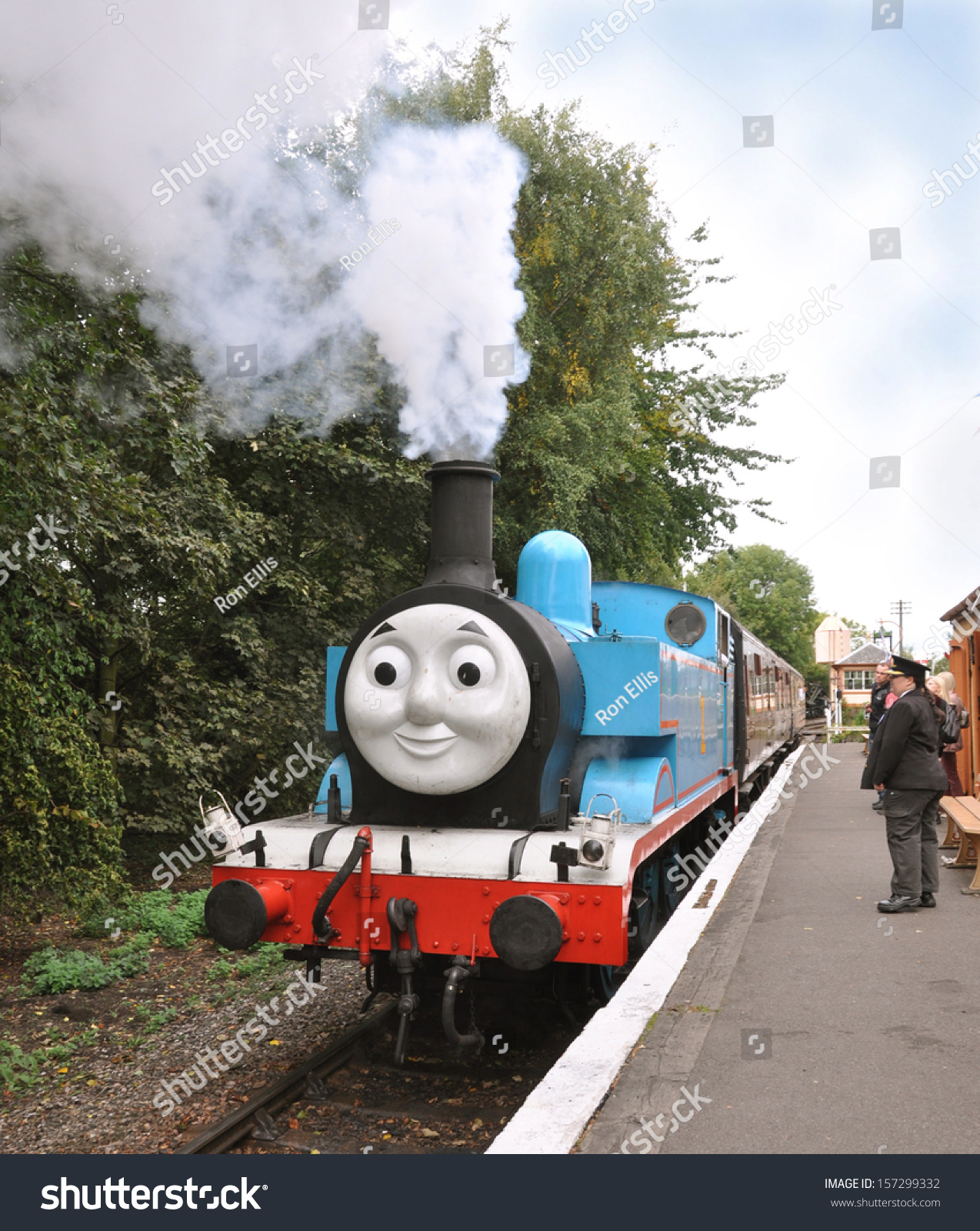 Didcot, Uk - October 5. Thomas The Tank Engine Is A Live Steam ...