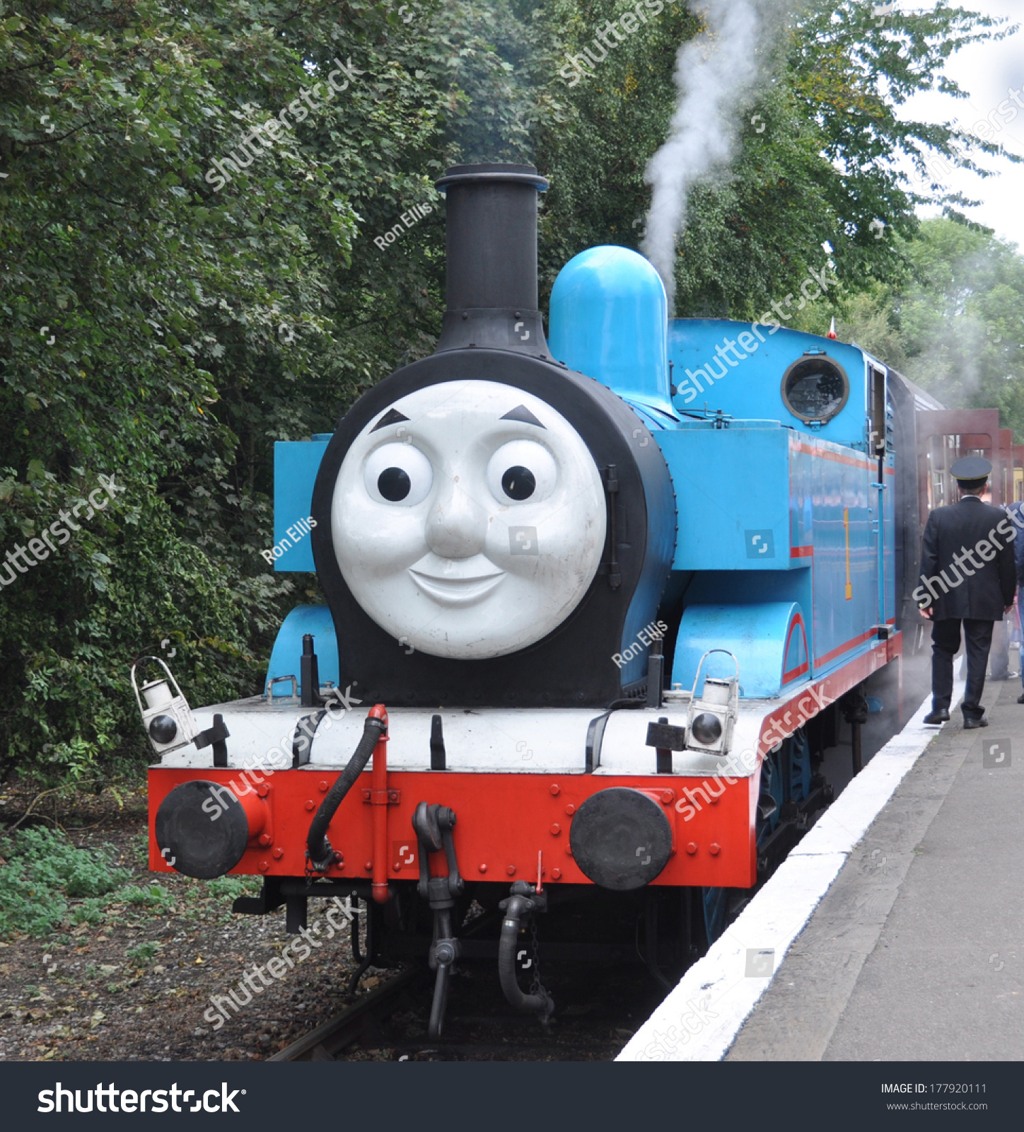 Didcot, Uk - October 5. Thomas The Tank Engine Is A Live Steam ...