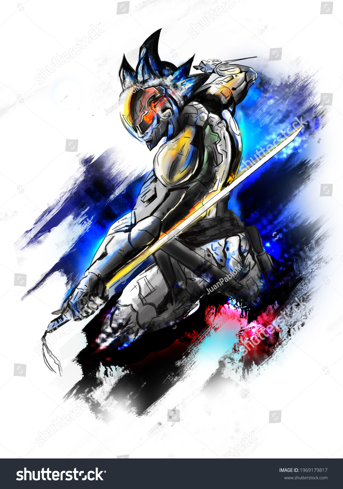 Digital Illustration Futuristic Cyborg Stock Illustration 1969179817 Shutterstock Digital Illustration Futuristic Cyborg Stock Illustration 1969179817 Shutterstock