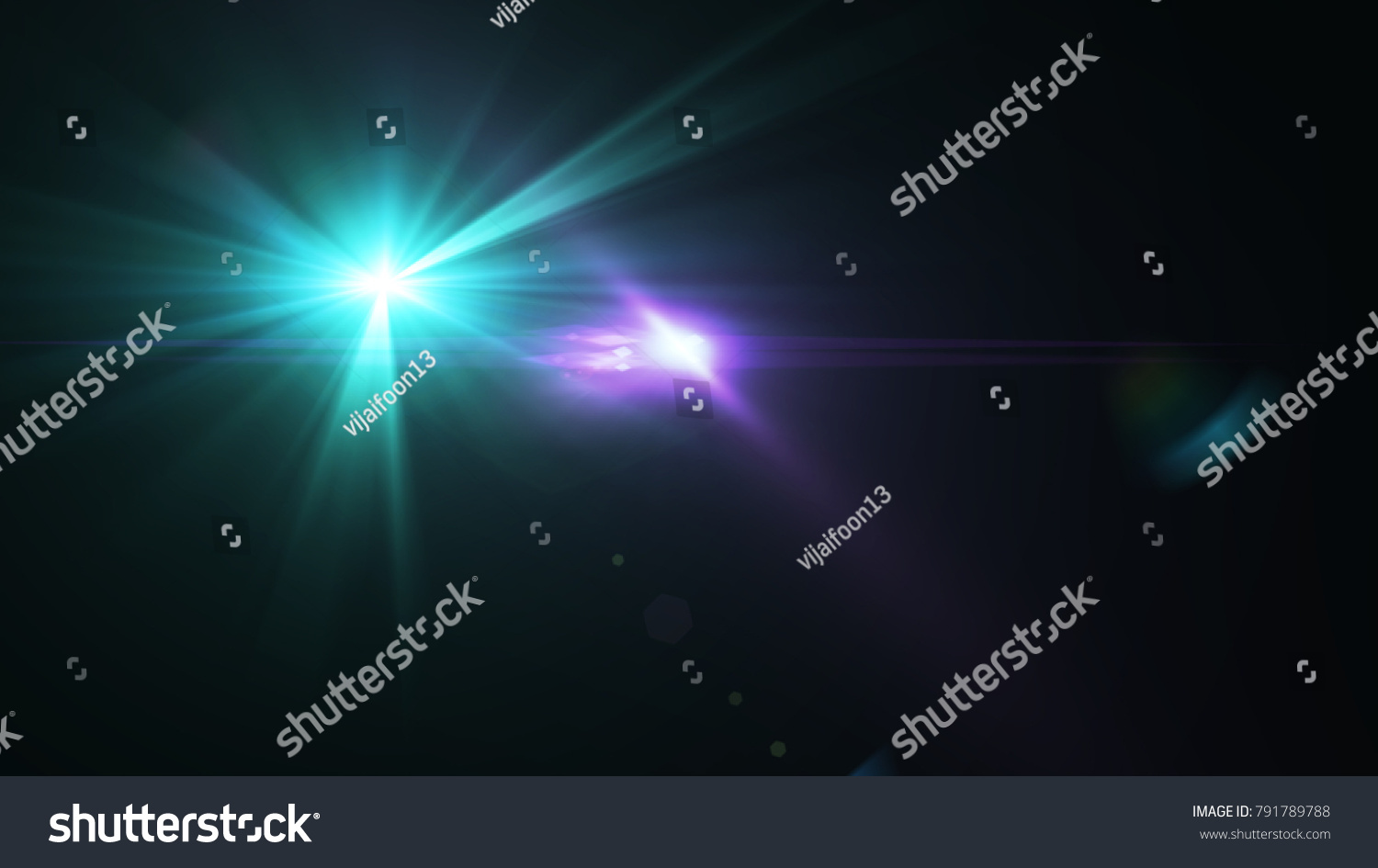 Digital Lens Flare Light Leaks Abstract Stock Illustration Shutterstock