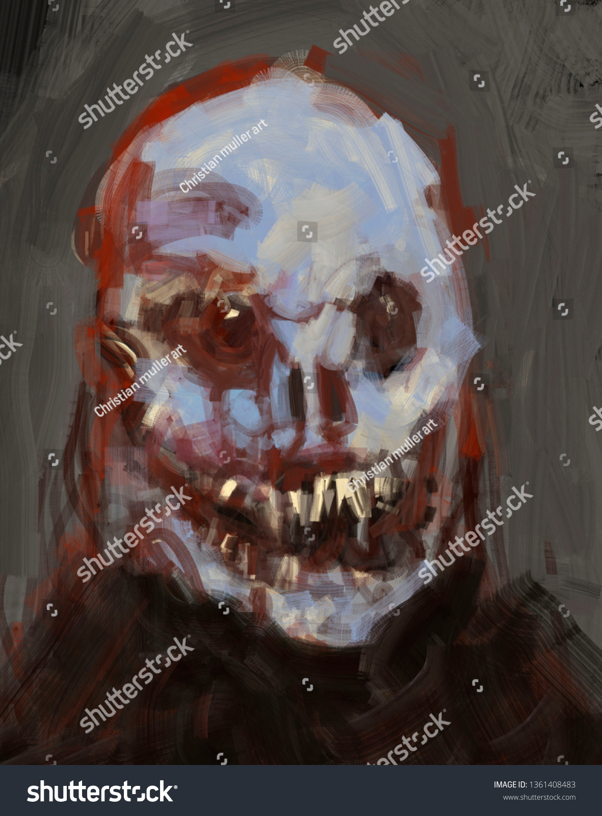 Digital Zombie Mask