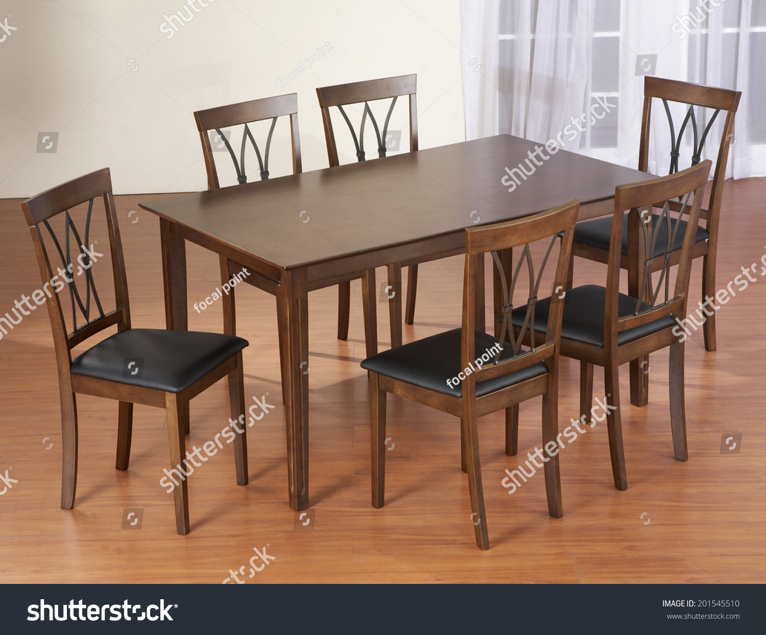 Dinner Table With Six Chair Stock Photo 201545510 : Shutterstock