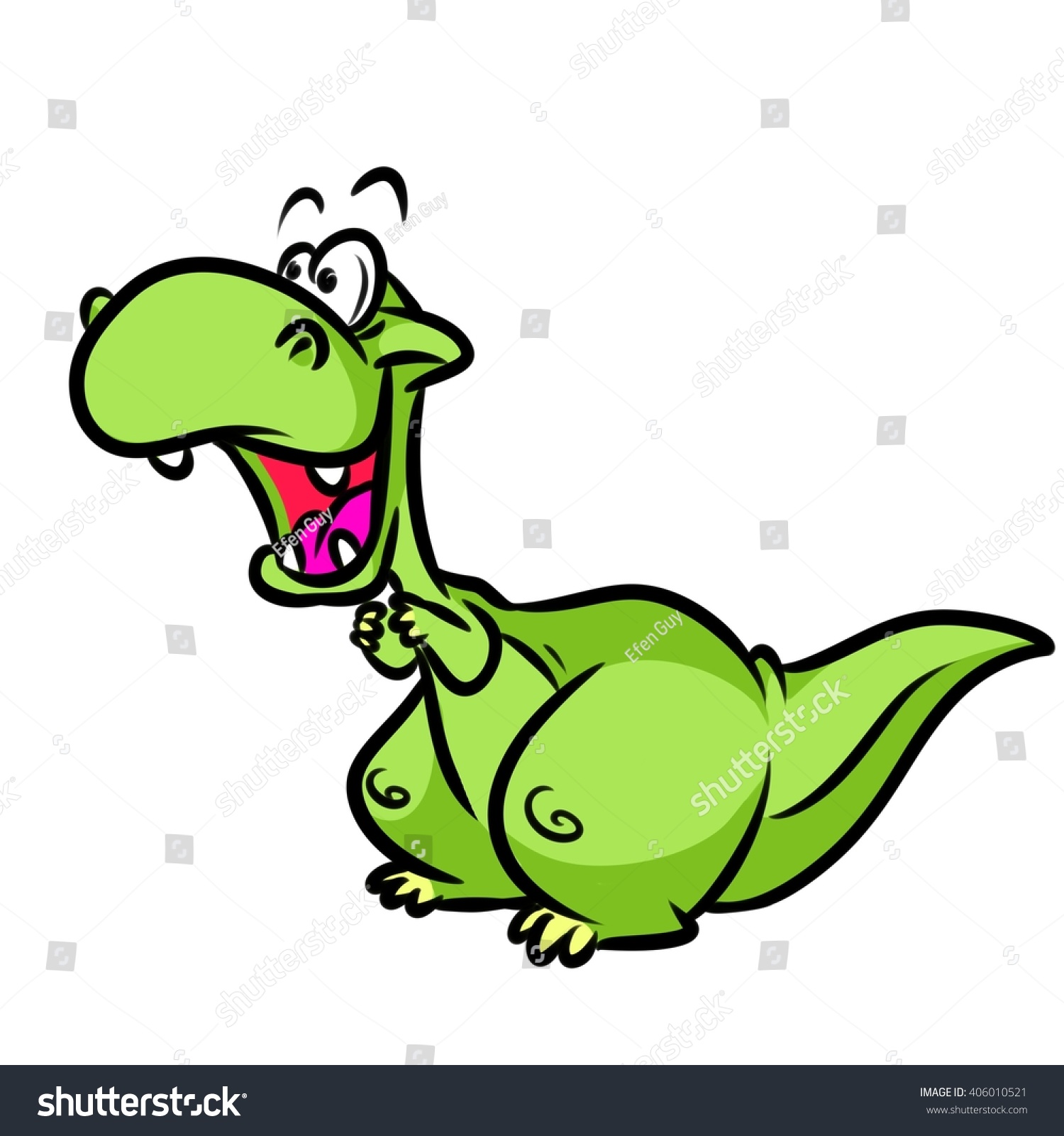 Dinosaur Looking Meteorite Falling Star Cartoon Stock Illustration ...