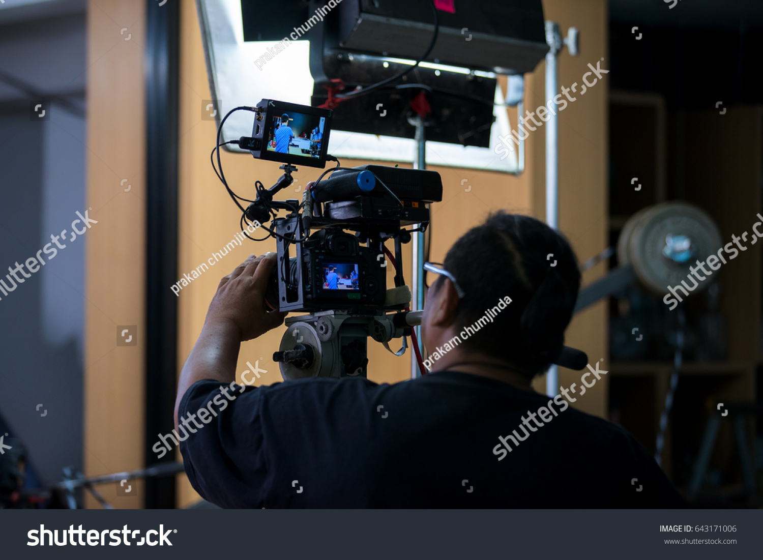 Director Photography Operator Camera Full Rig People Technology