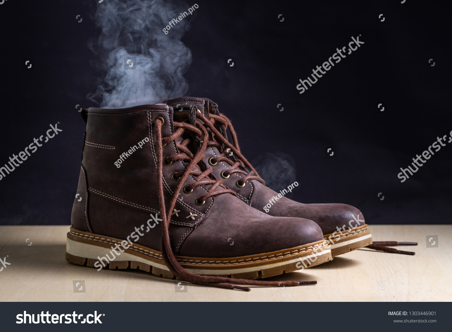 work boots smell