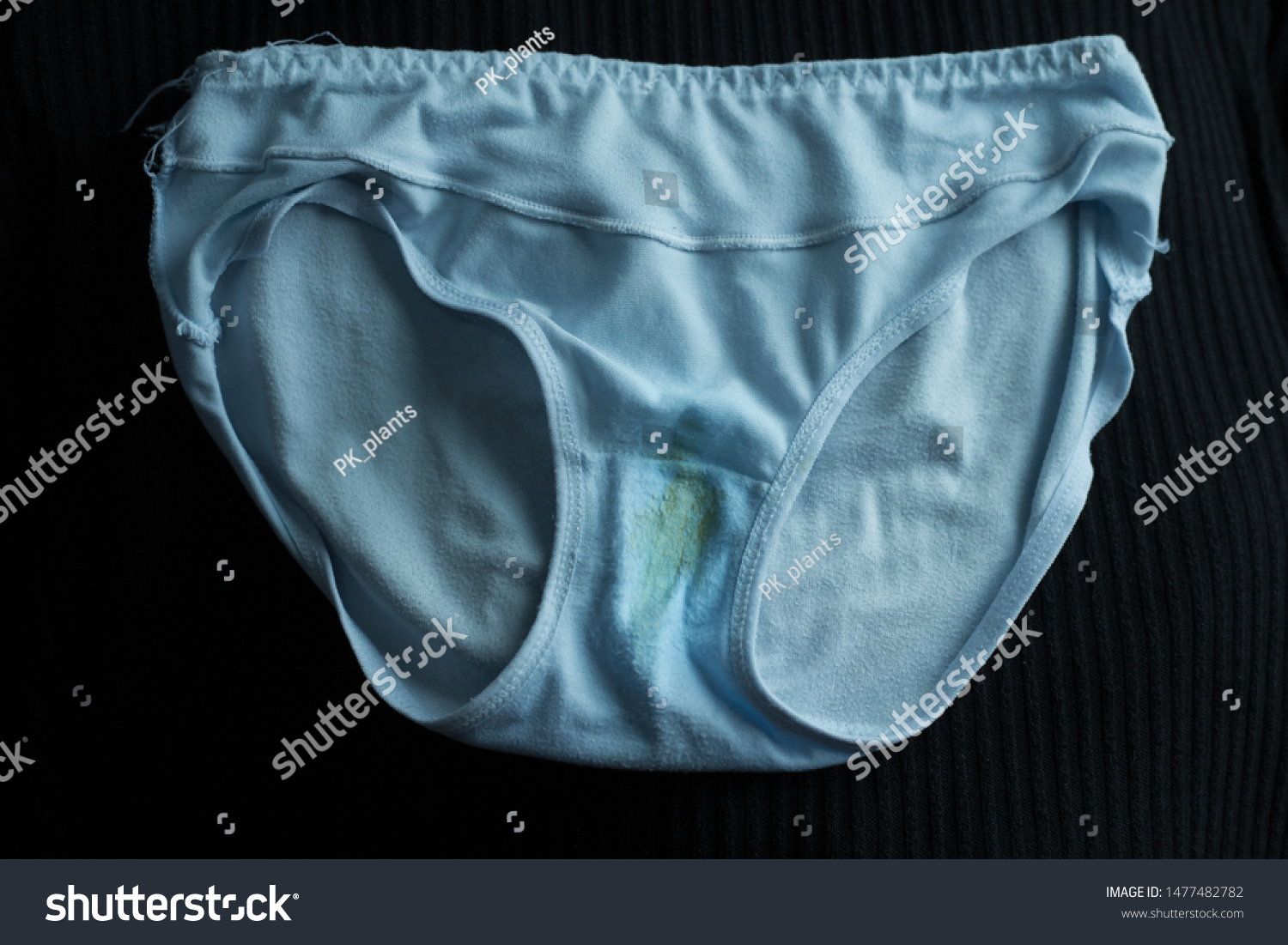 On panties stains Discharge and