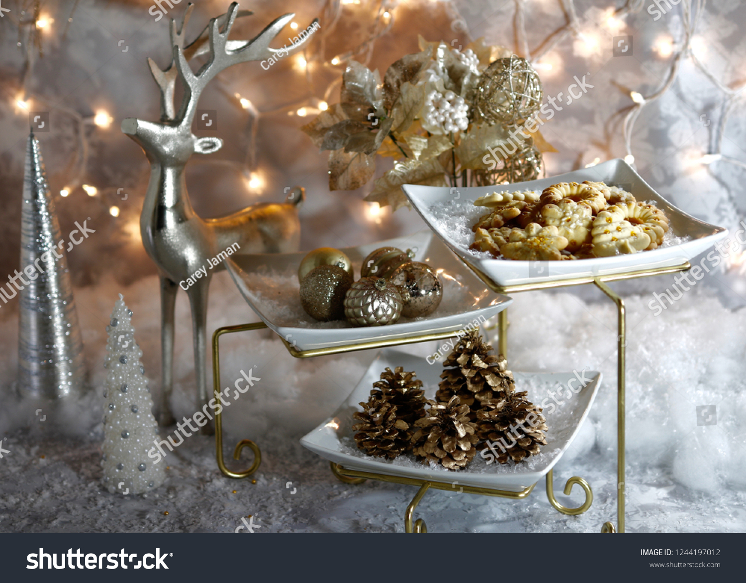 Display Delicious Spritz Butter Cookies On Stock Photo Edit Now