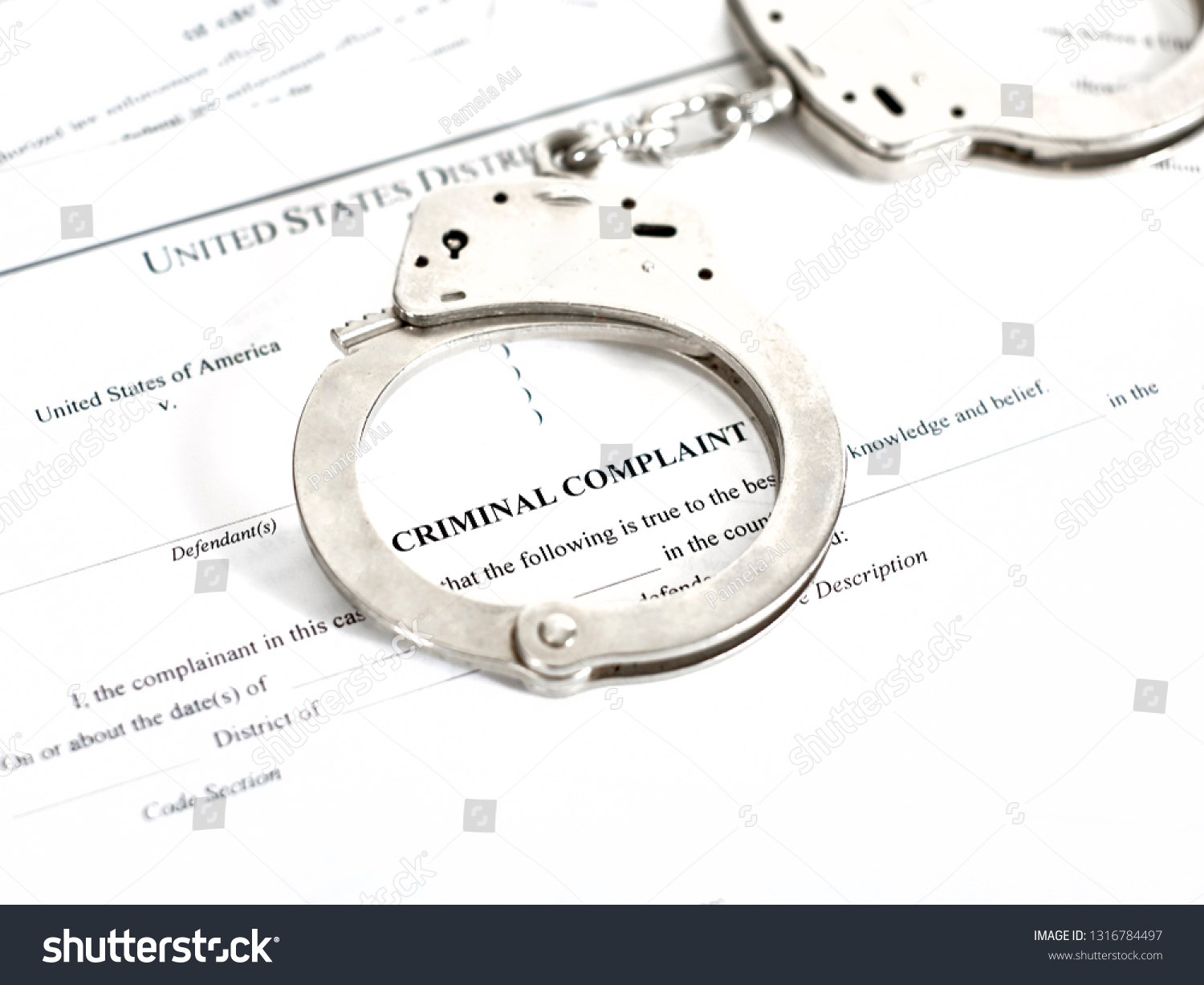 District Court Criminal Complaint Arrest Warrant Stock Photo 1316784497 District Court Criminal Complaint Arrest Warrant Stock Photo 1316784497