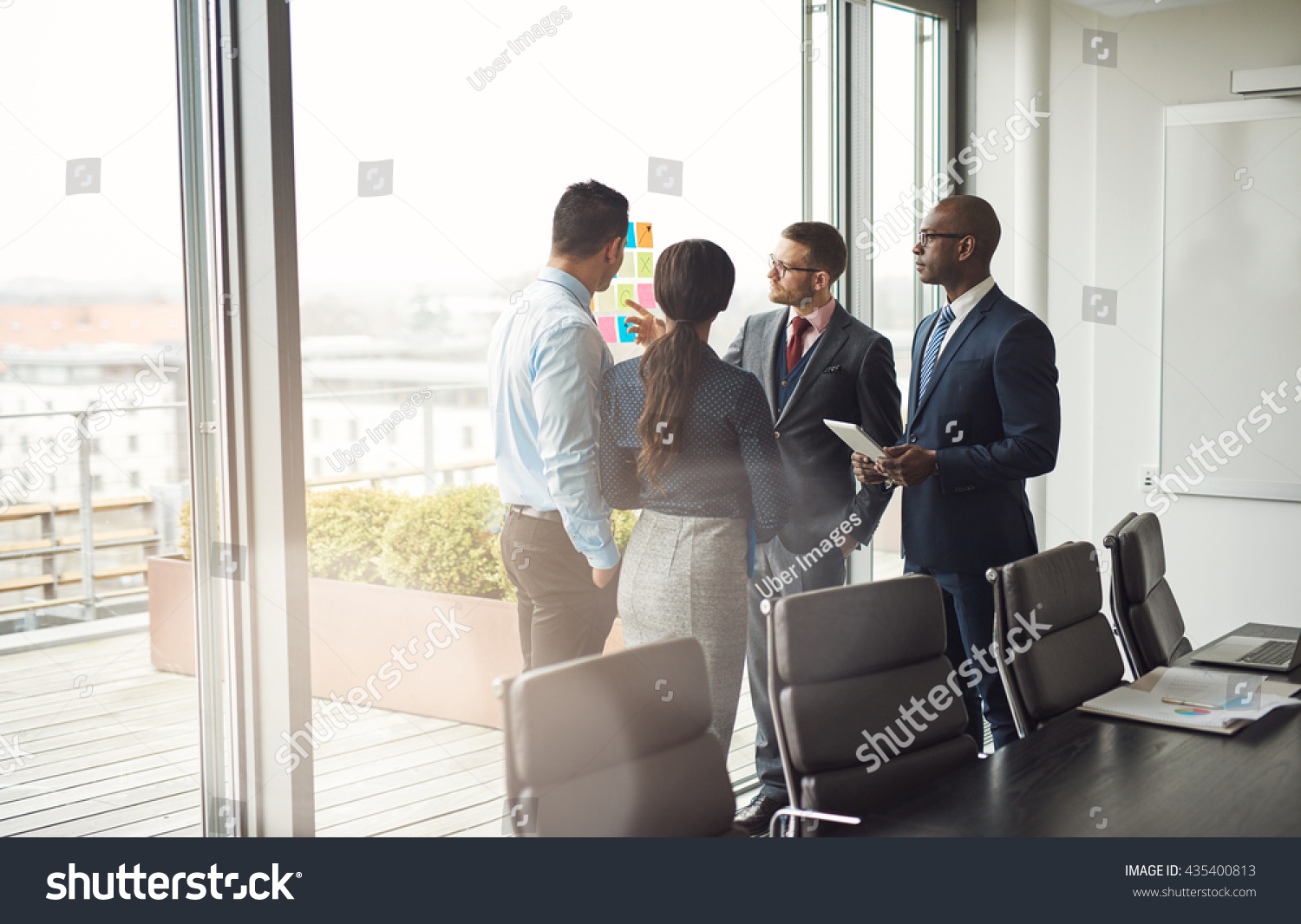 Diverse Multiracial Management Team Standing Grouped Stock Photo 435400813 - Shutterstock