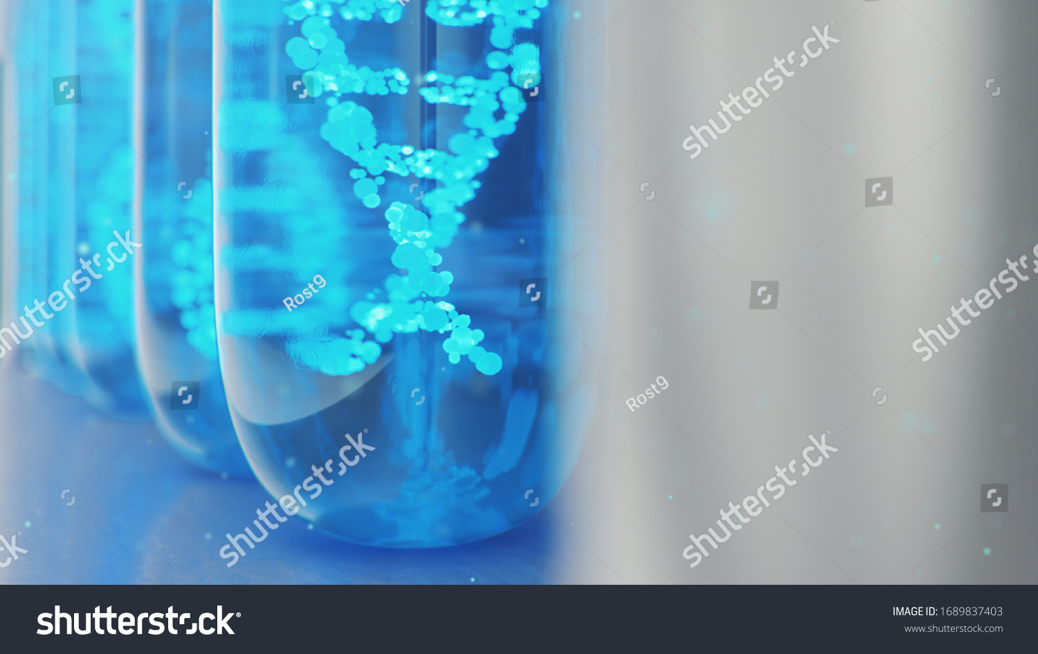 Dna Molecule Structure Concept Human Genome Stock Illustration ...