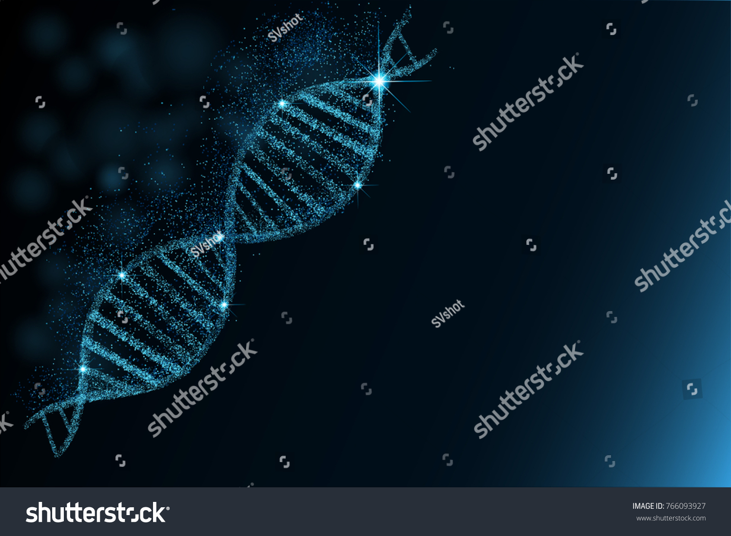 Dna Sequence Dna Code Structure Glow Stock Illustration 766093927 ...