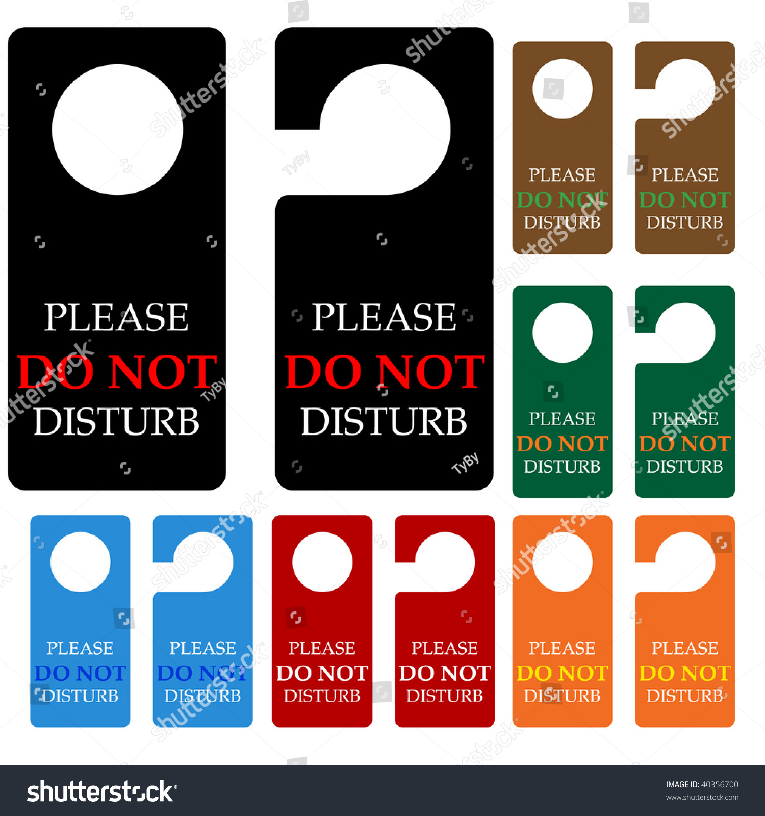 Do Not Disturb Stock Illustration 40356700