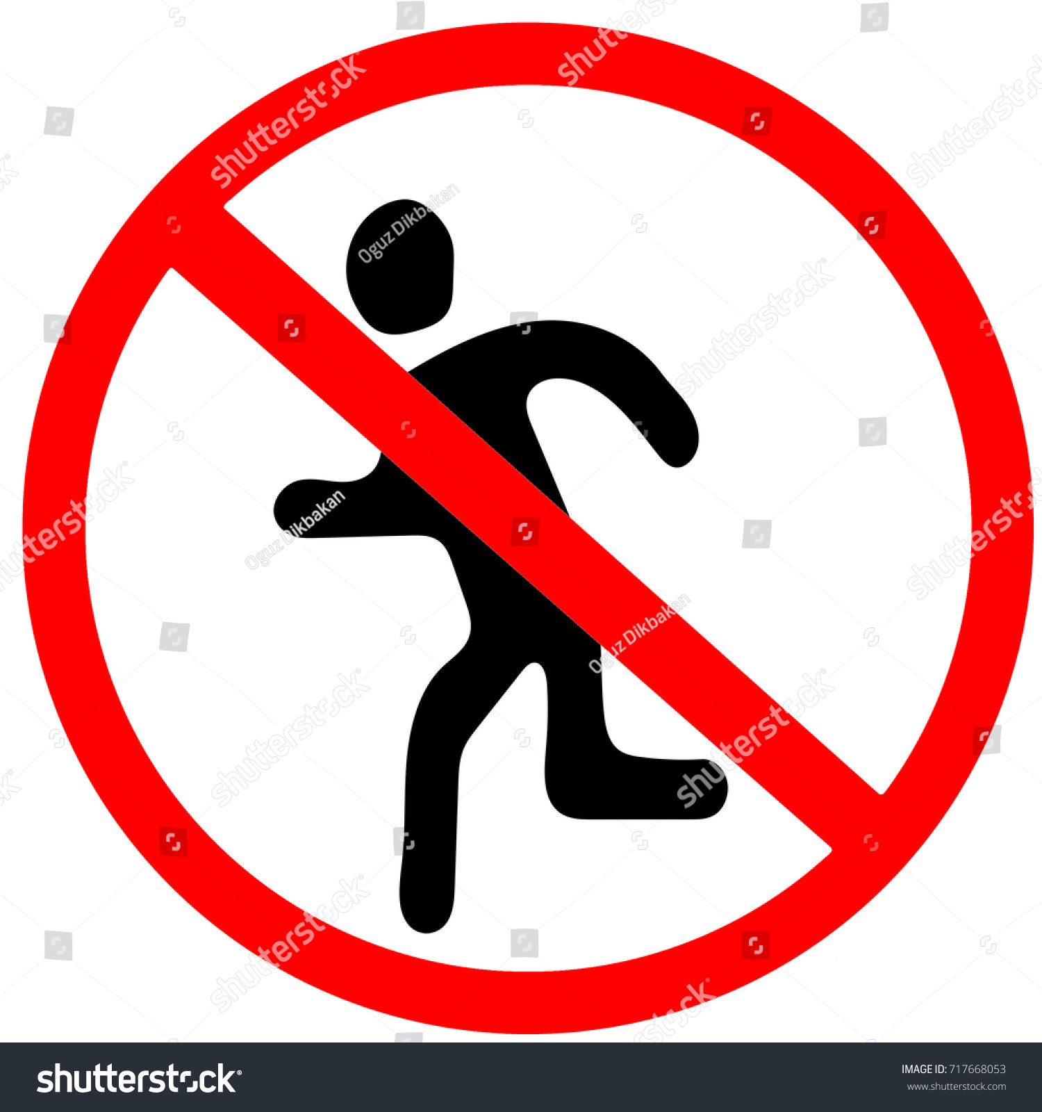 do-not-run-prohibition-warning-symbol-stock-illustration-717668053