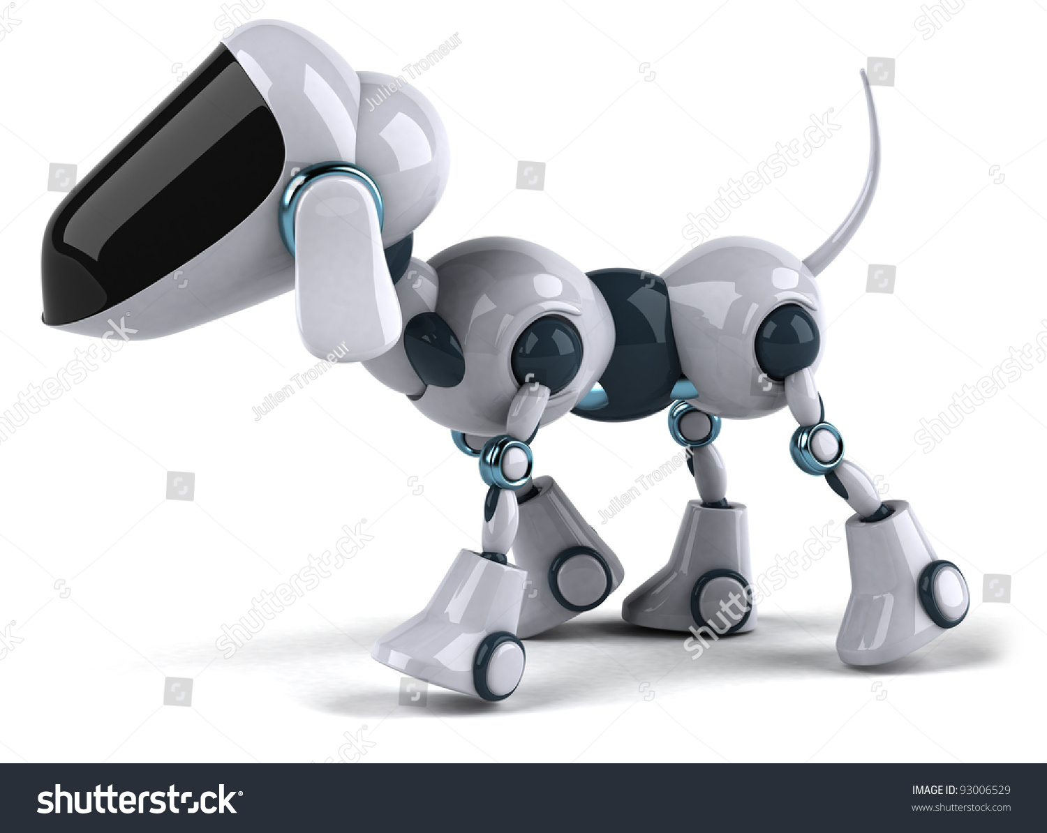 cartoon dog robot