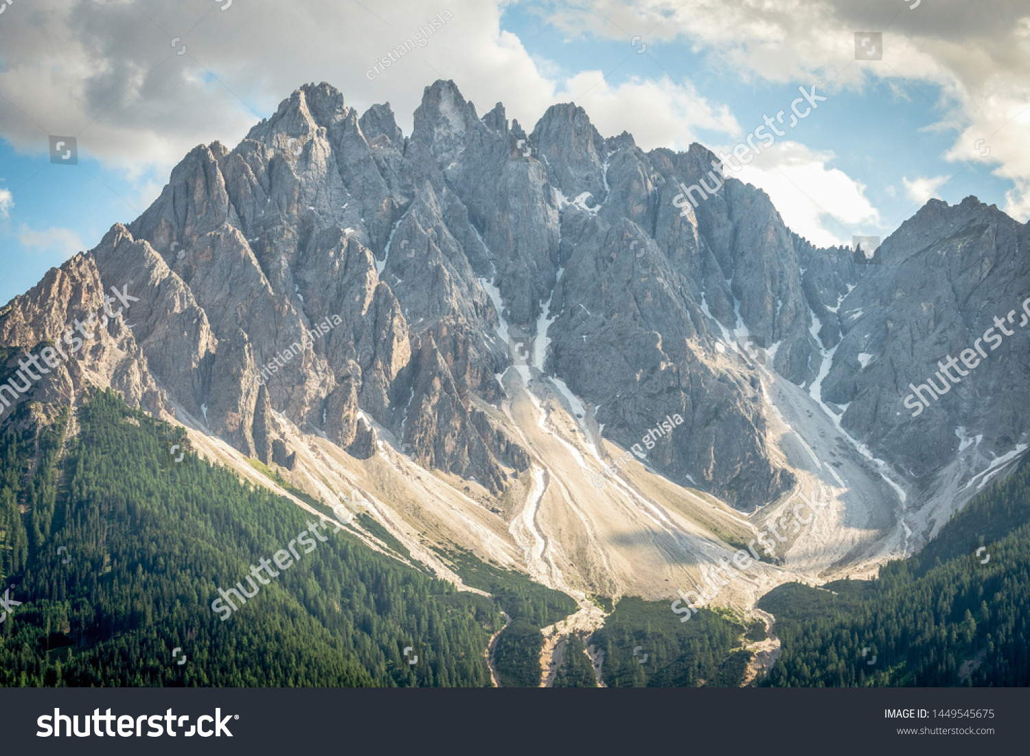 Dolomite Mountains Near San Candido Italy Stock Photo Edit Now