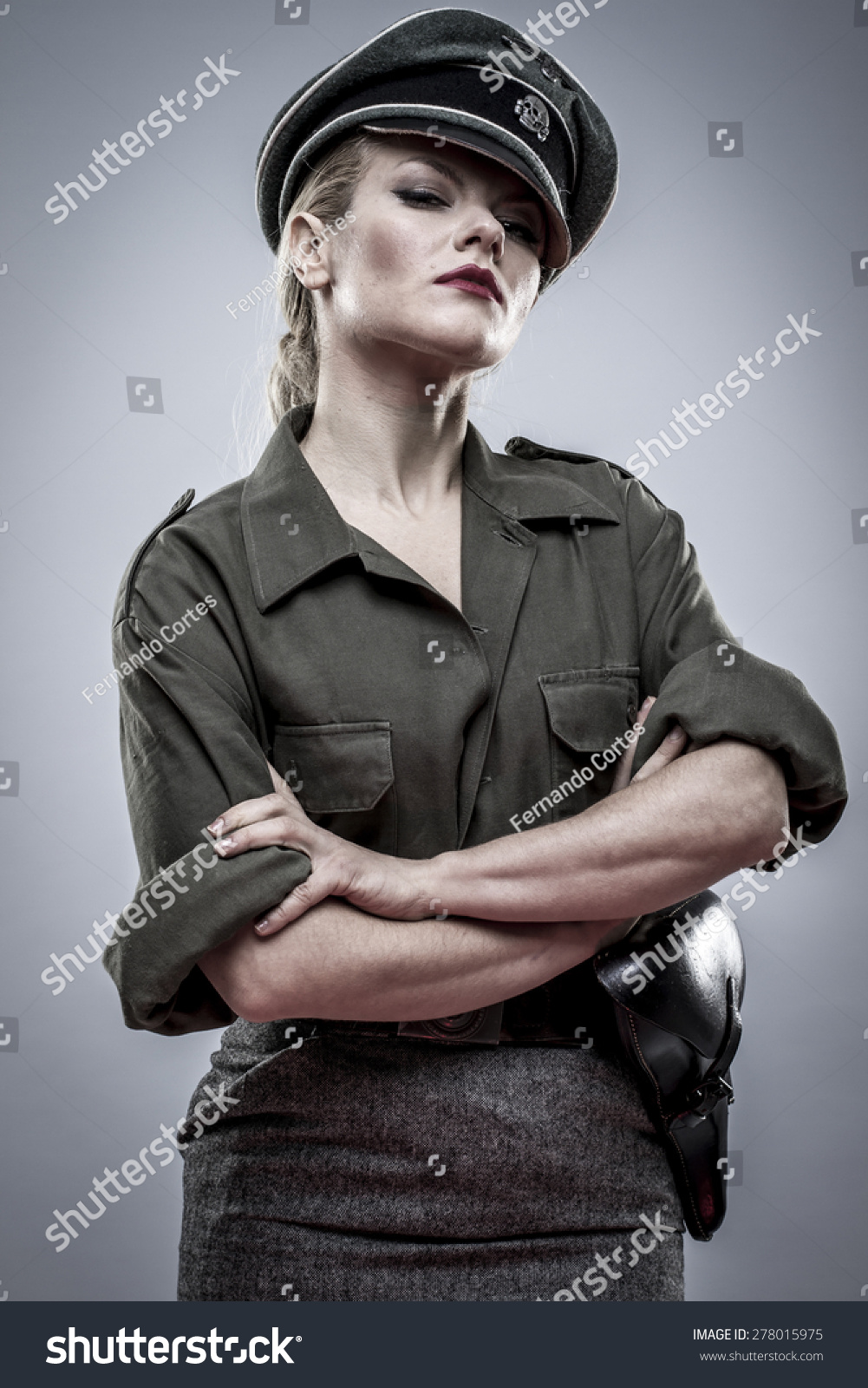 Dominatrix German Officer World War Ii Stock Photo 278015975 - Shutterstock