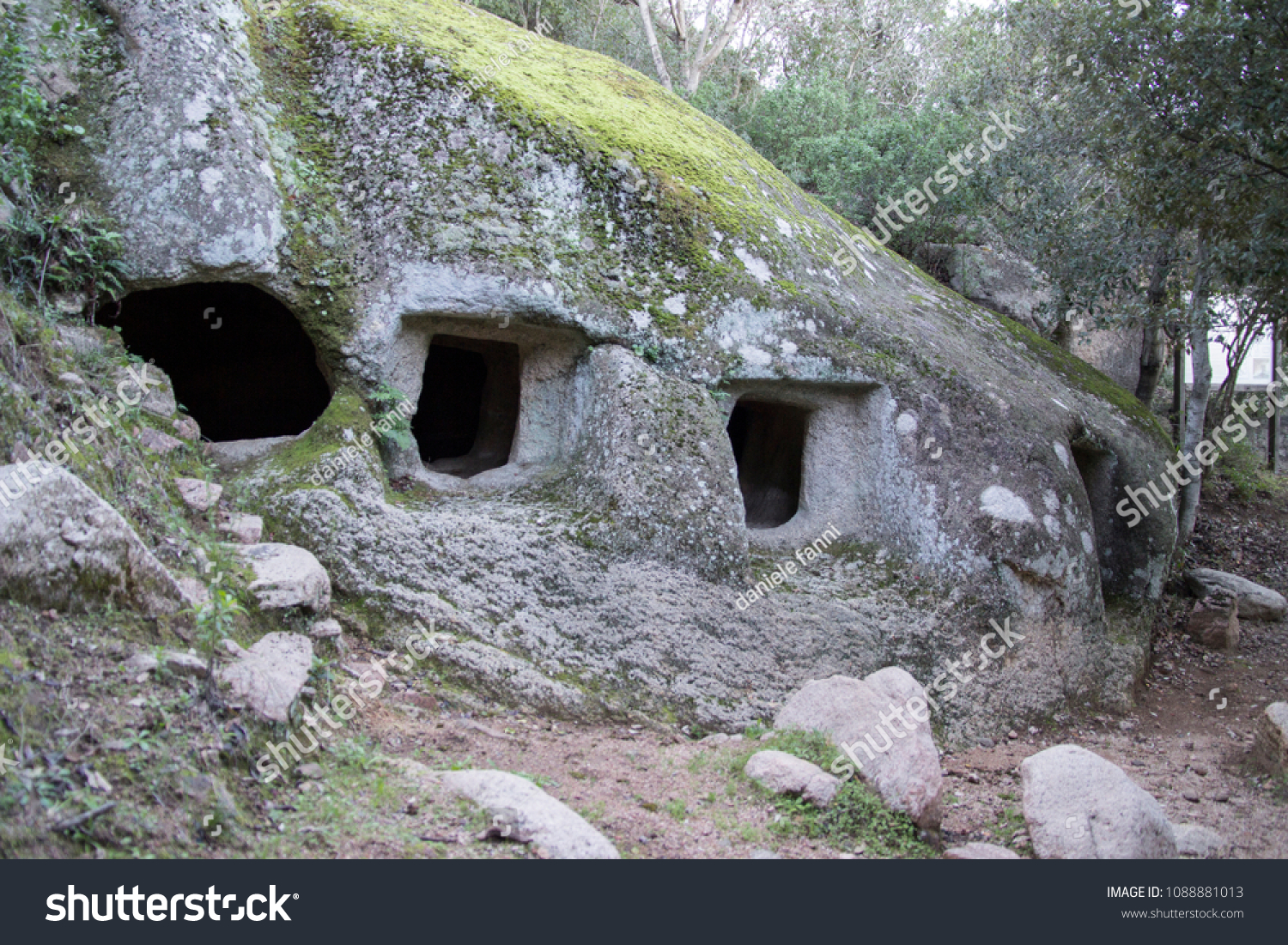 Domus De Janas Italy Sardinia Cardedu Stock Photo Edit Now