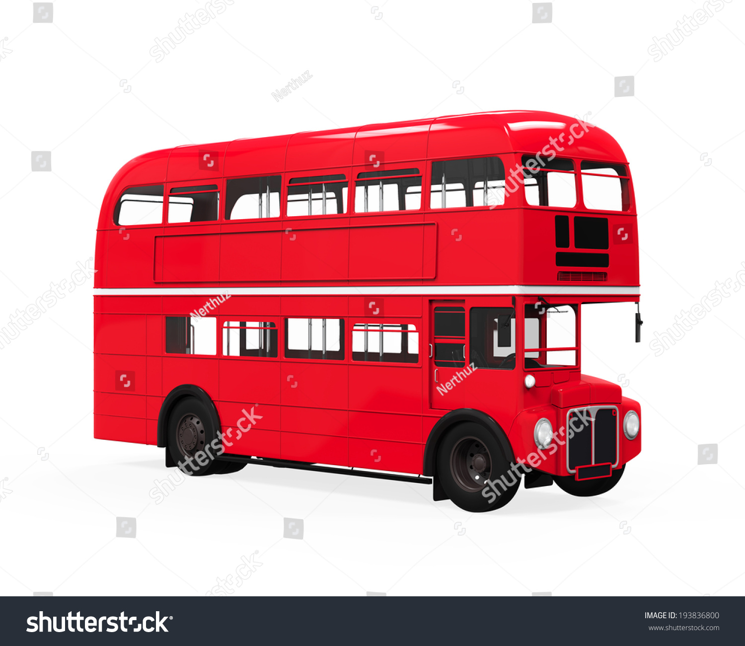 Double Decker Bus Stock Photo 193836800 : Shutterstock