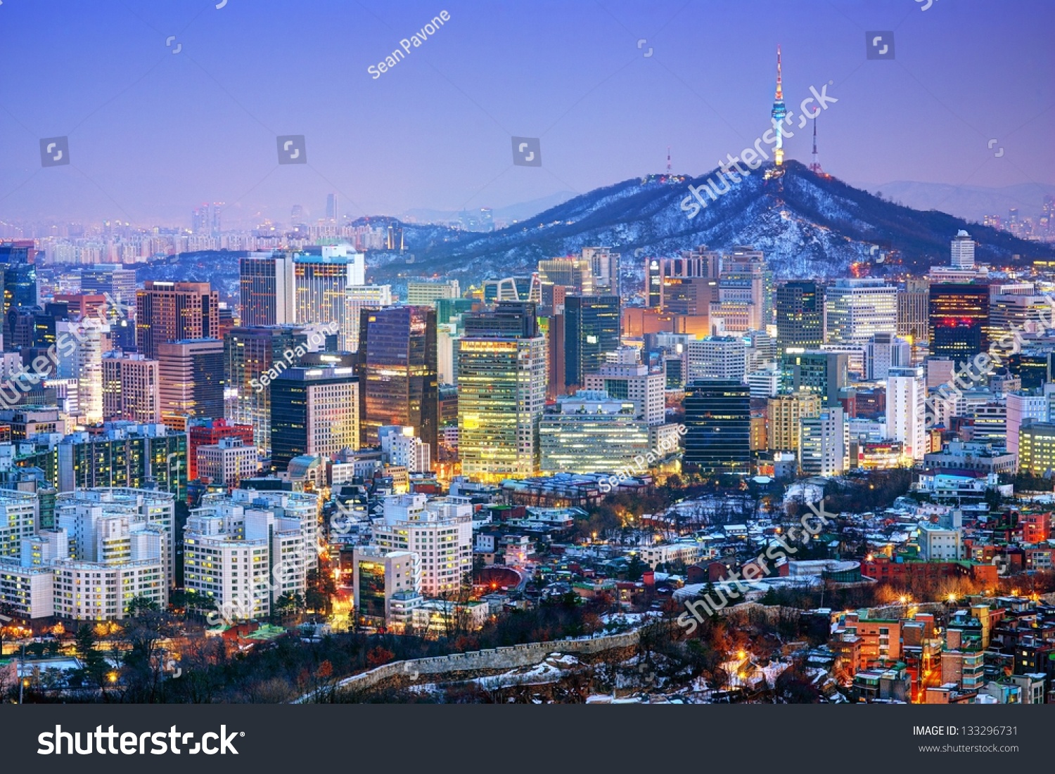 Downtown Cityscape Seoul South Korea Stock Photo 133296731 - Shutterstock