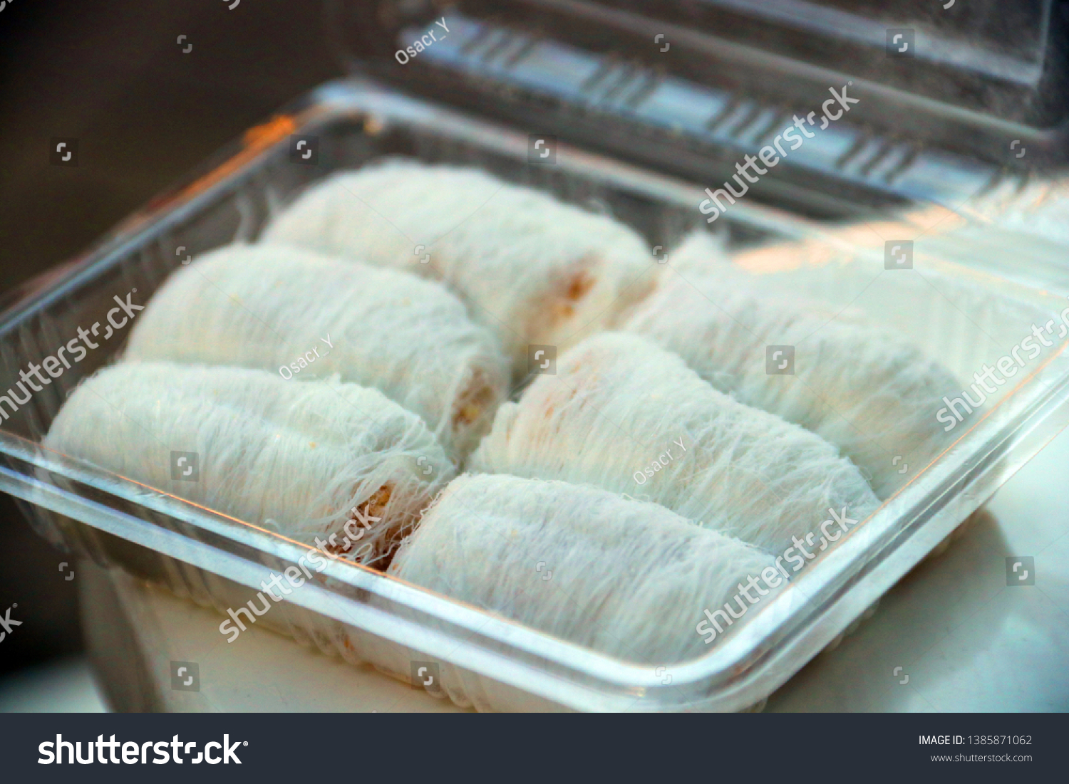 Dragons Beard Candys Form Spun Sugar Stock Photo Edit Now