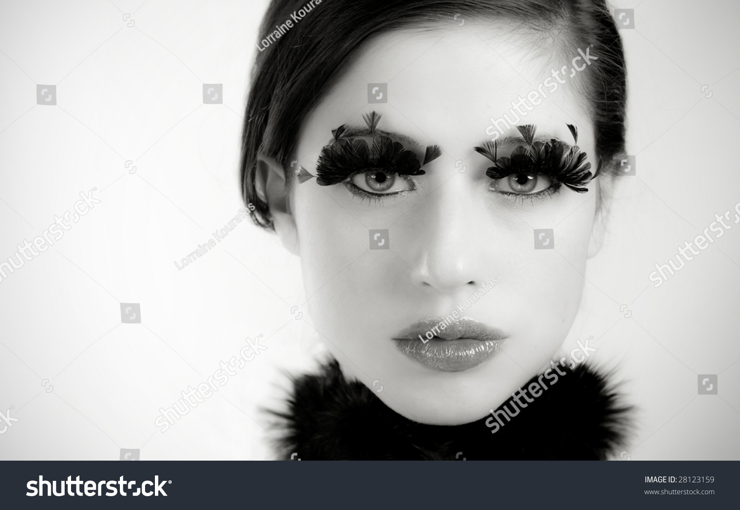 Dramatic Beauty Portrait Stock Photo 28123159 - Shutterstock
