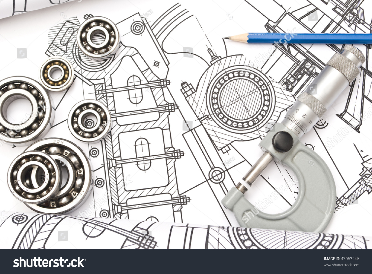 Drawing Various Tools Stock Photo 43063246 - Shutterstock