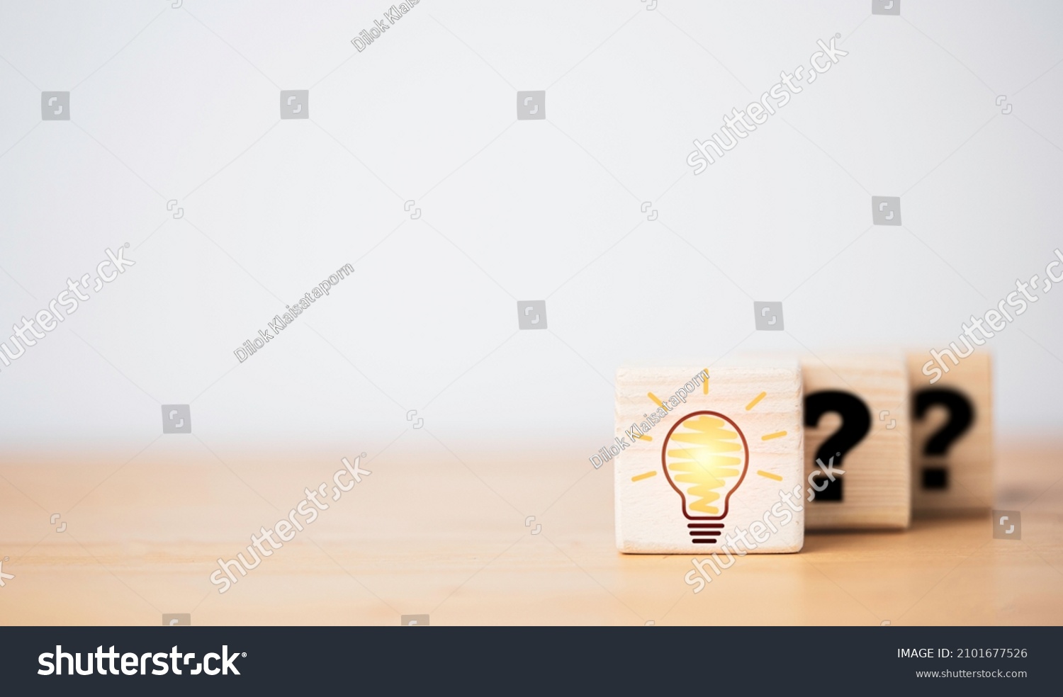 Drawing Glowing Lightbulb Front Question Mark Stock Photo 2101677526 ...