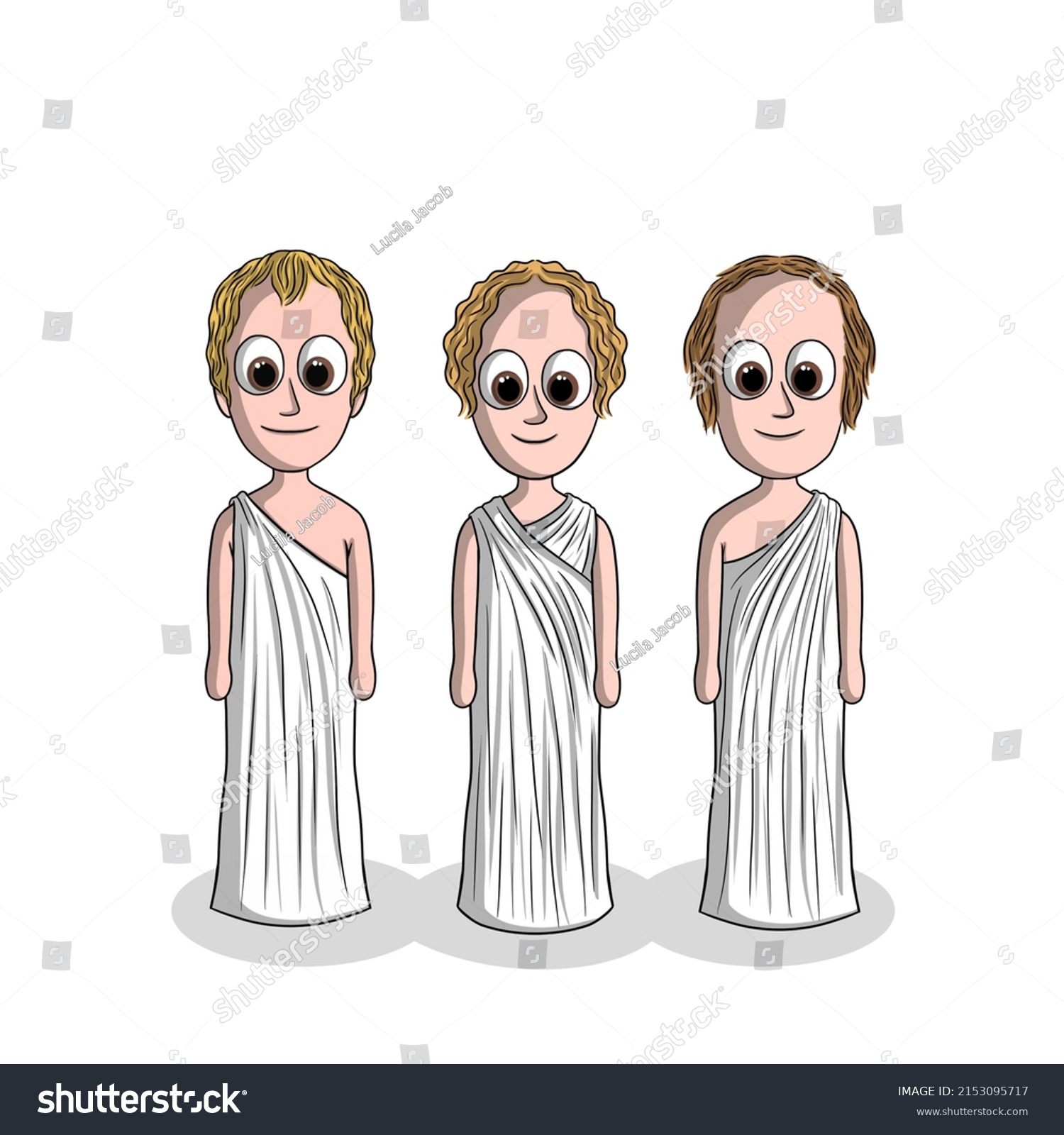 Drawing Aristotle Plato Socrates Stock Illustration Shutterstock