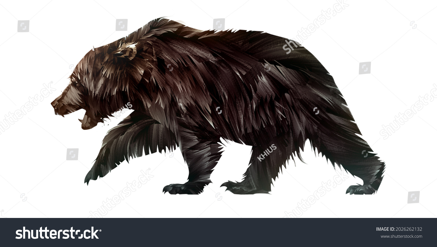 230 Bear side profile Stock Illustrations, Images & Vectors Shutterstock