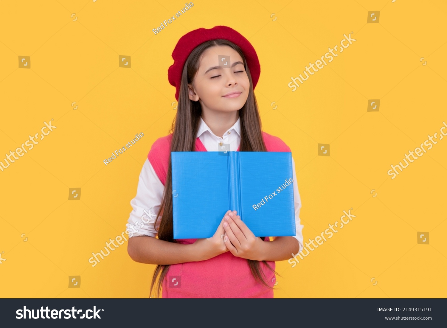 dreamy-teen-school-girl-french-beret-stock-photo-2149315191-shutterstock