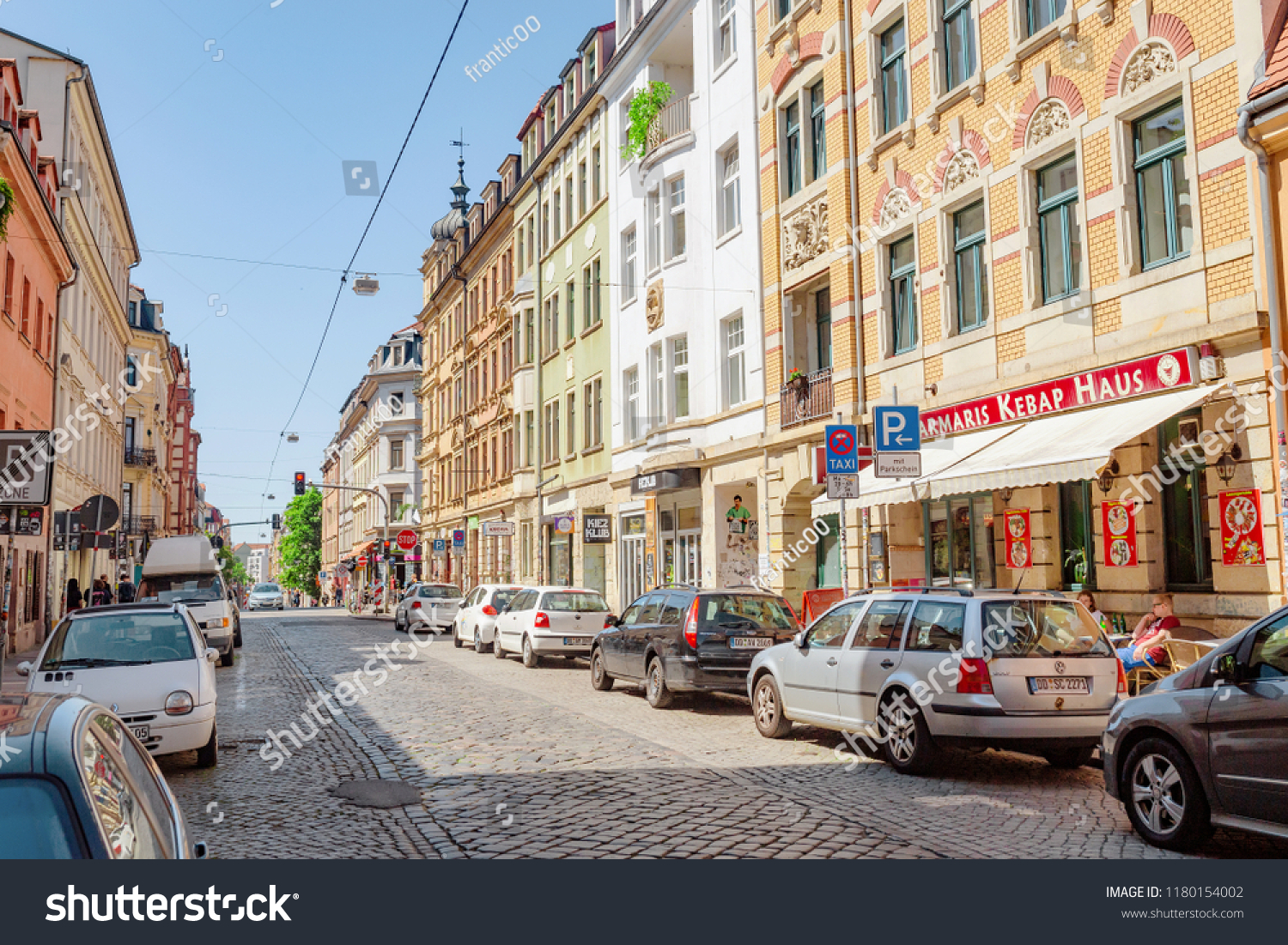 Dresden Germany 20 May 2018 Street Buildings Landmarks Stock Image