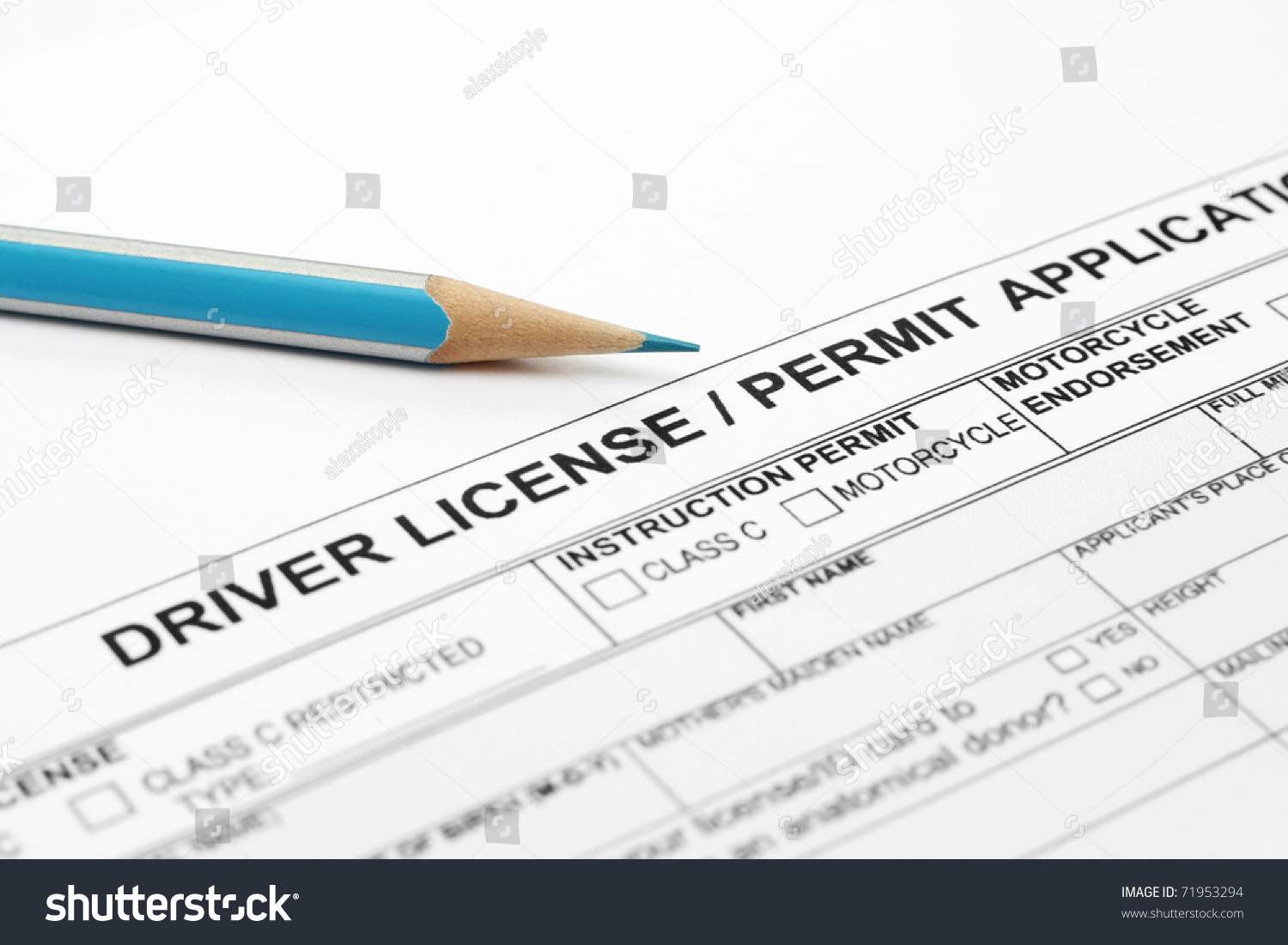 Driver Licence Stock Photo 71953294 - Shutterstock