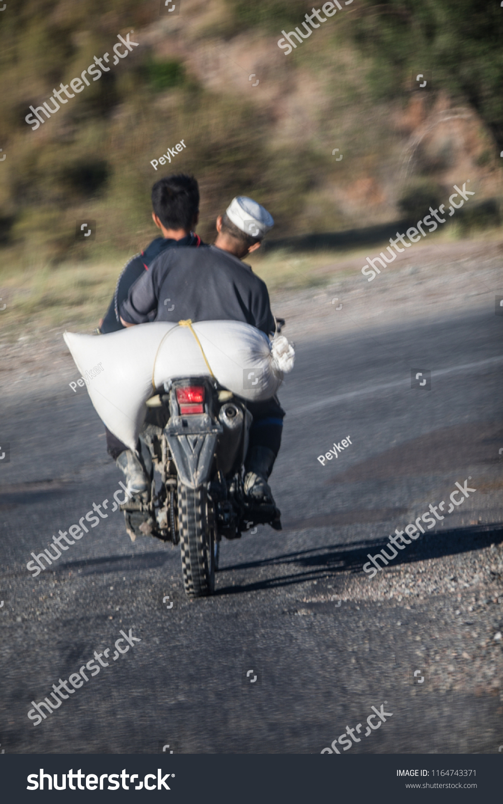 motorcycle in a bag