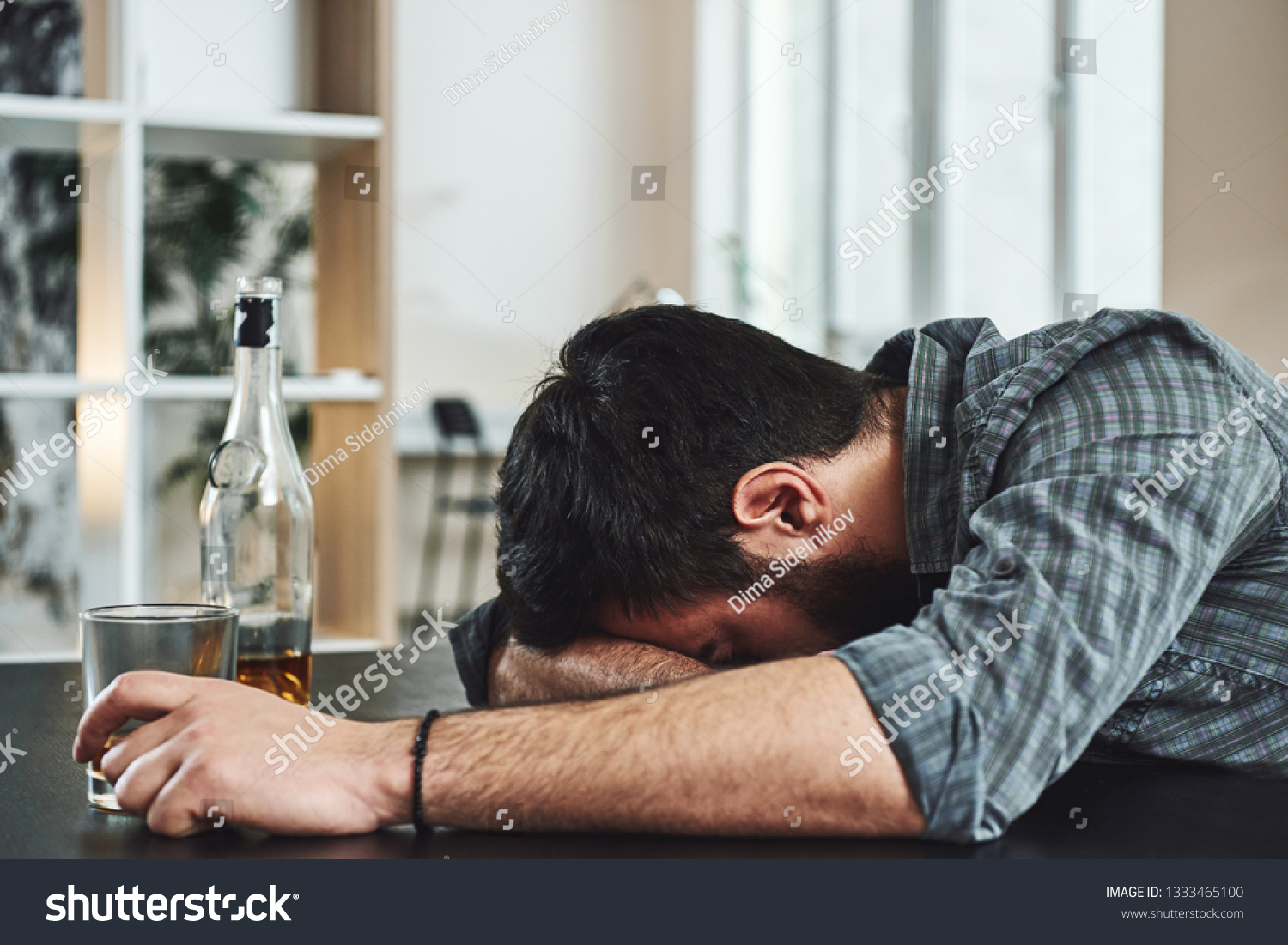 Drunkenness Temporary Suicide Alcohol Abuse Drunk Stock Photo ...