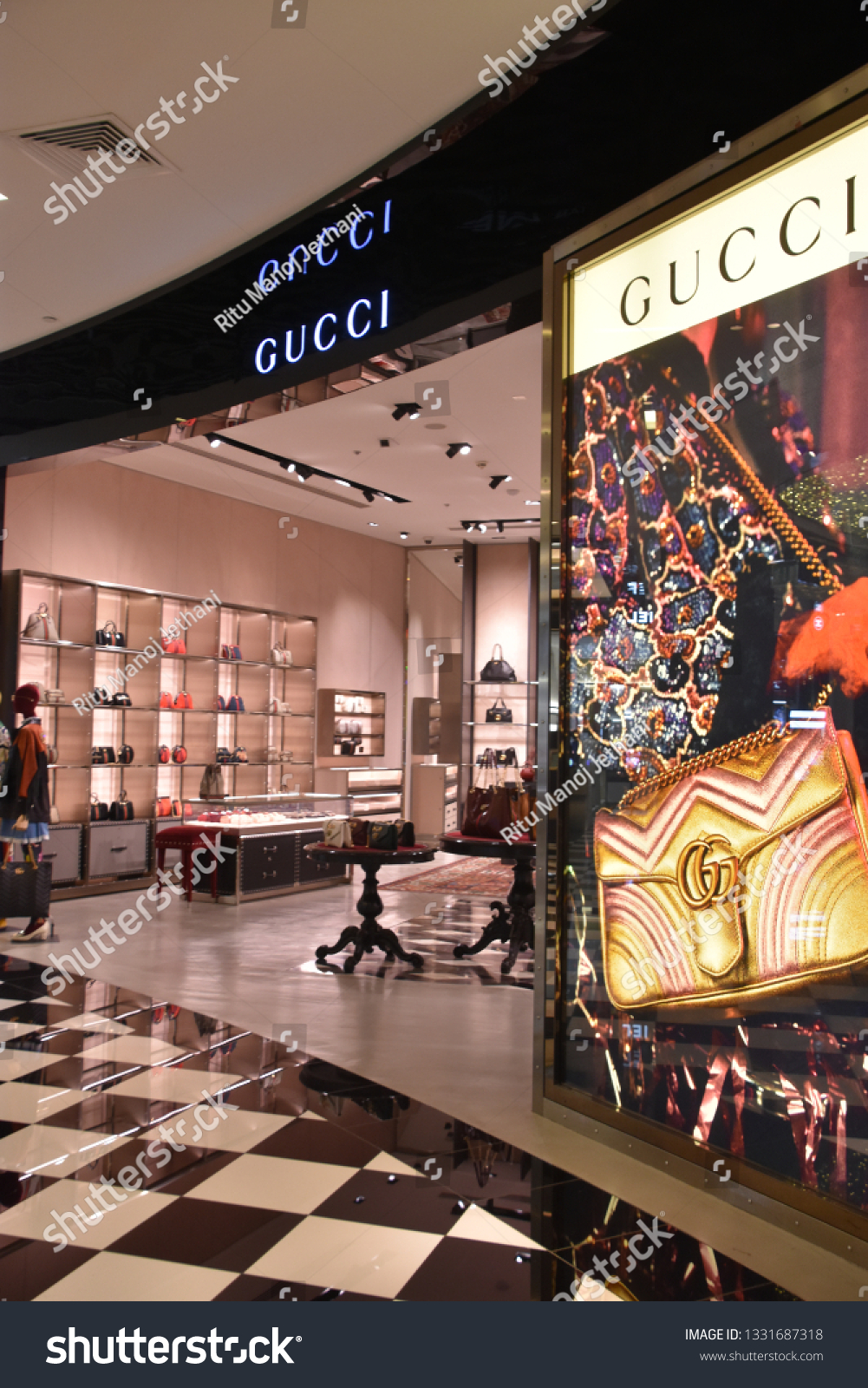 Dubai Uae Dec 8 Gucci Stock Photo (Edit Now) 1331687318