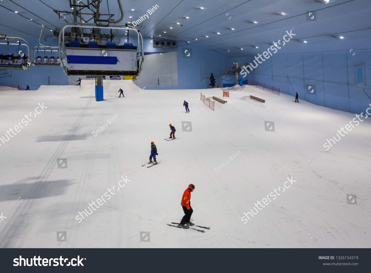 Dubai Uae November 21 2018 Ski Sports Recreation Stock Image