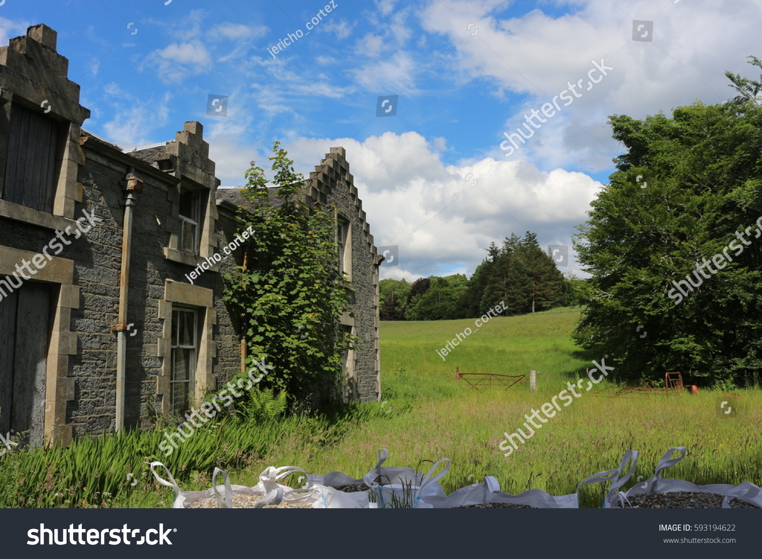 Dunalastair Estate Castle Stock Photo 593194622 Shutterstock