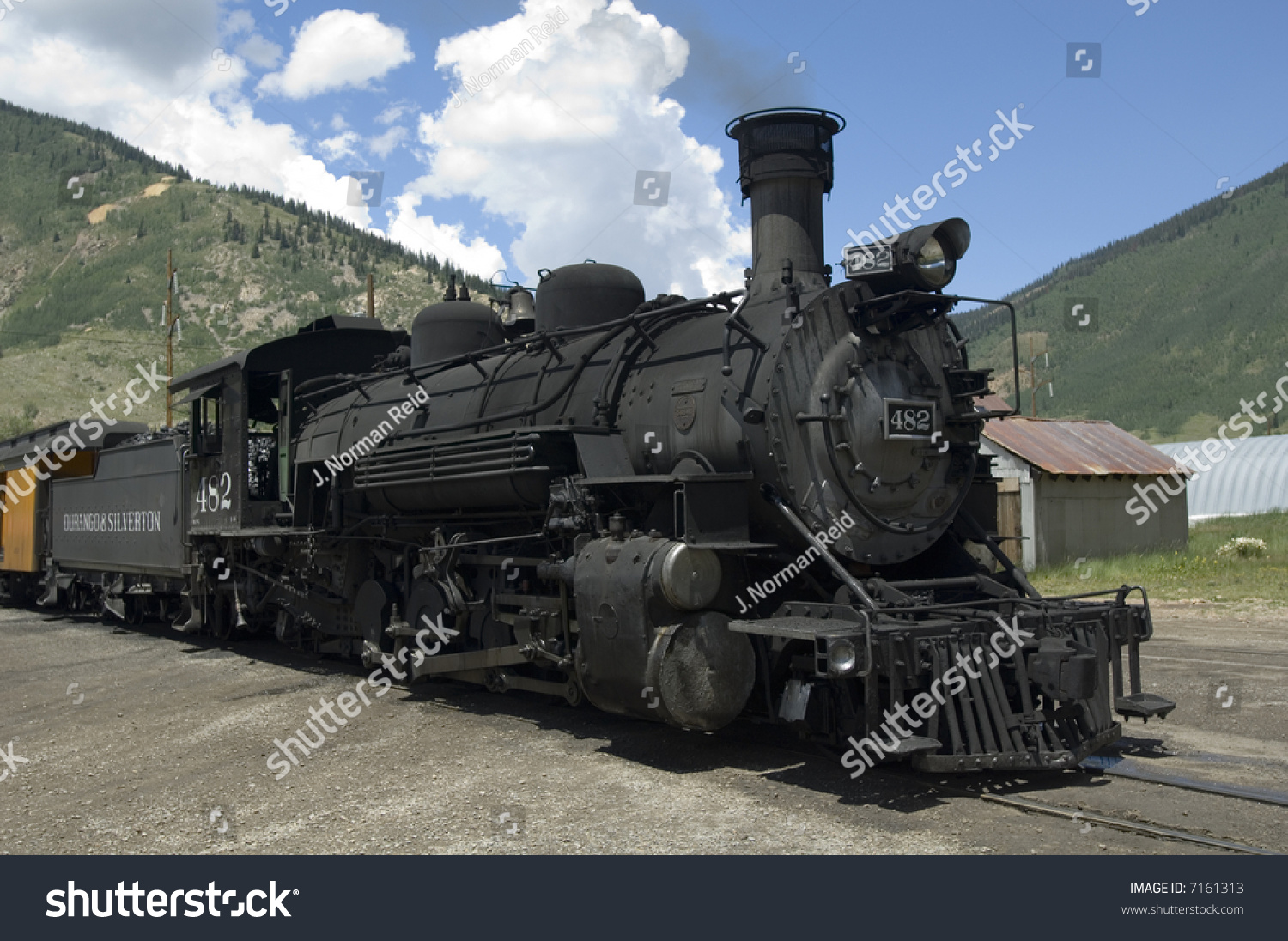 Durango & Silverton Narrow Gauge Railroad - Engine 482 - 2-8-2 Mikado ...