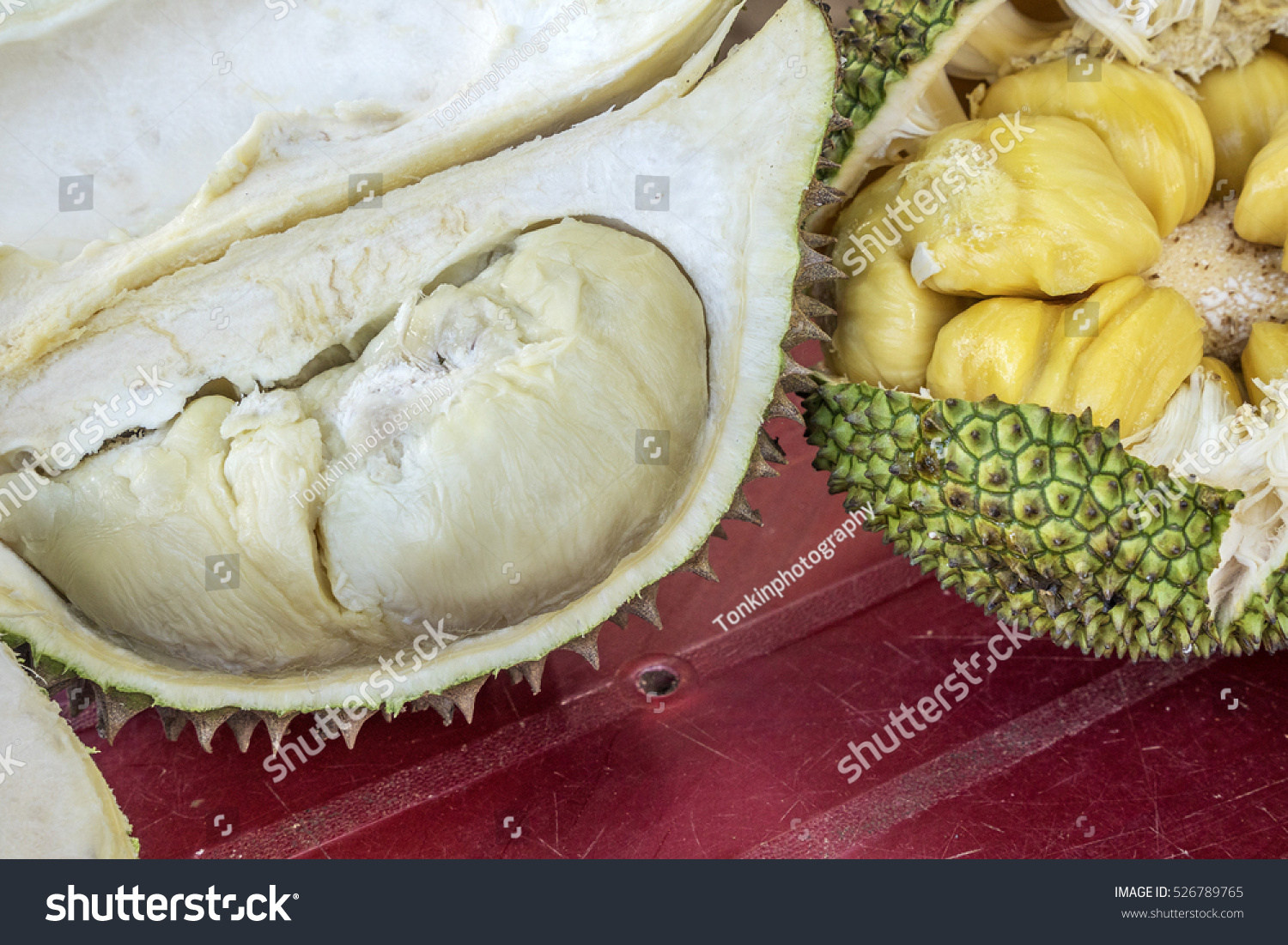 Durian Fruit Jackfruit Mit Nu Vietnam Stock Photo Edit Now 526789765