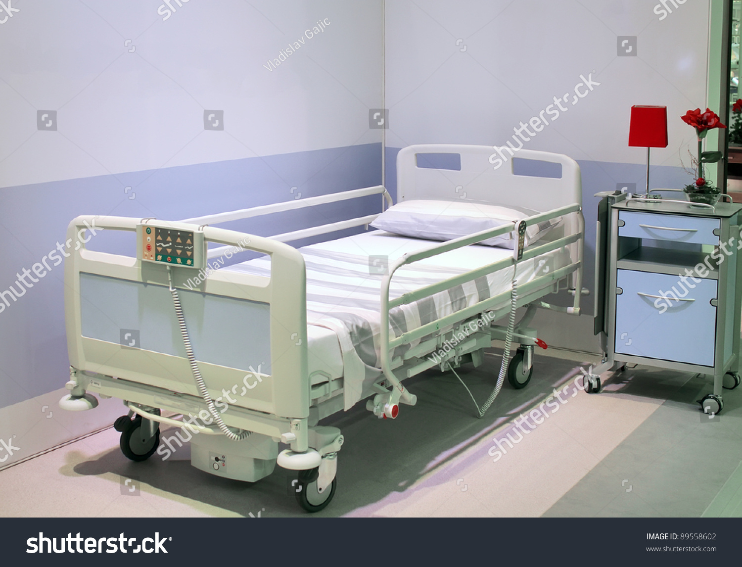 Dusseldorf Germany November 19 Hospital Bedroom Stock Photo