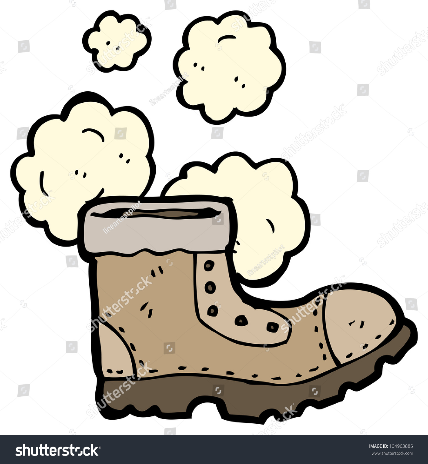 Dusty Old Boot Cartoon Stock Photo 104963885 : Shutterstock