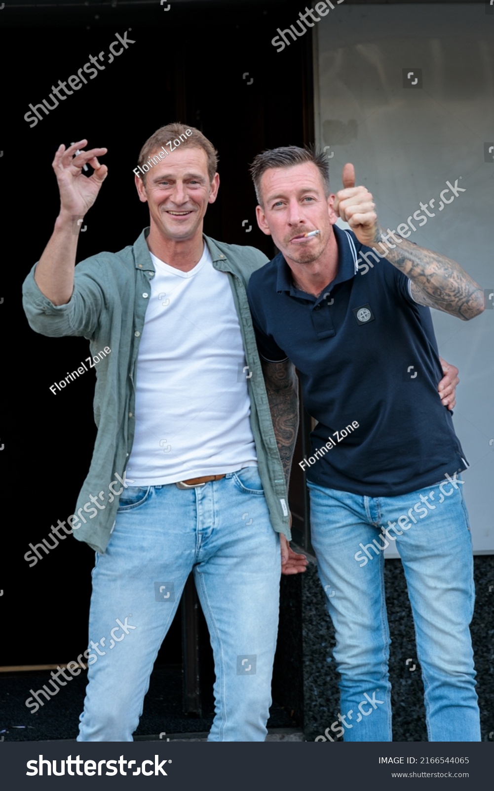 Dutch People Smoking On Street Eindhoven Stock Photo 2166544065 Shutterstock