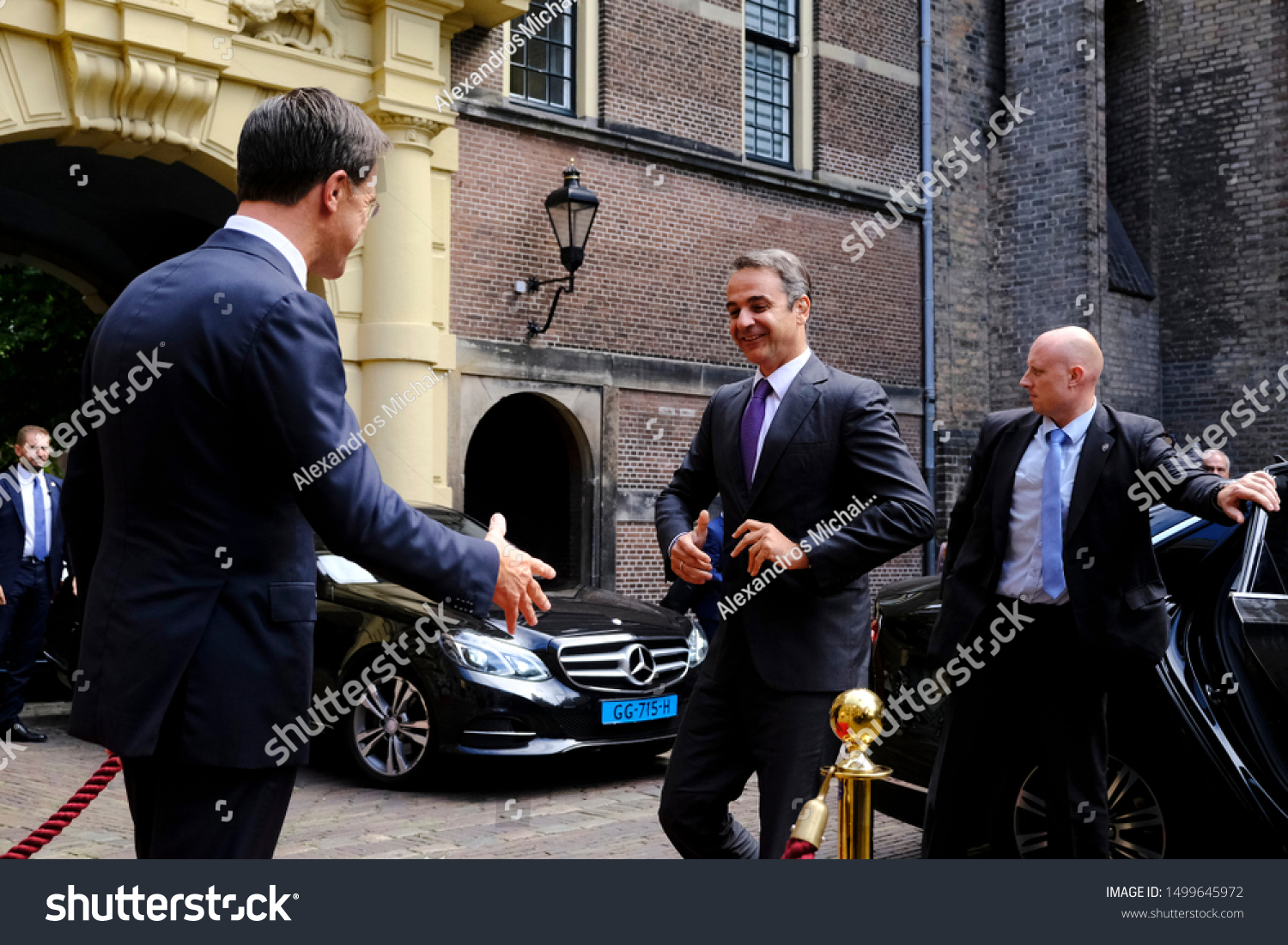 Dutch Prime Minister Mark Rutte Meets Stock Photo Edit Now 1499645972