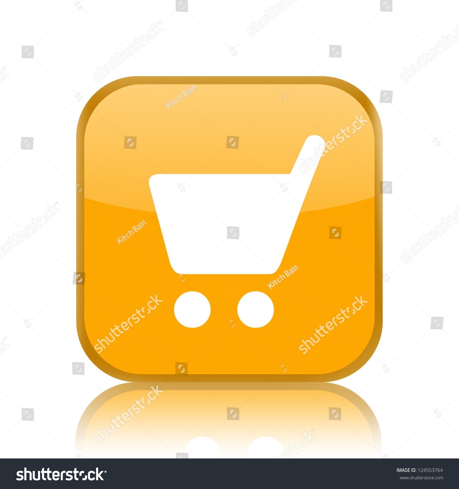 E Commerce Buttons Isolated Against A White Background Stock Photo ...