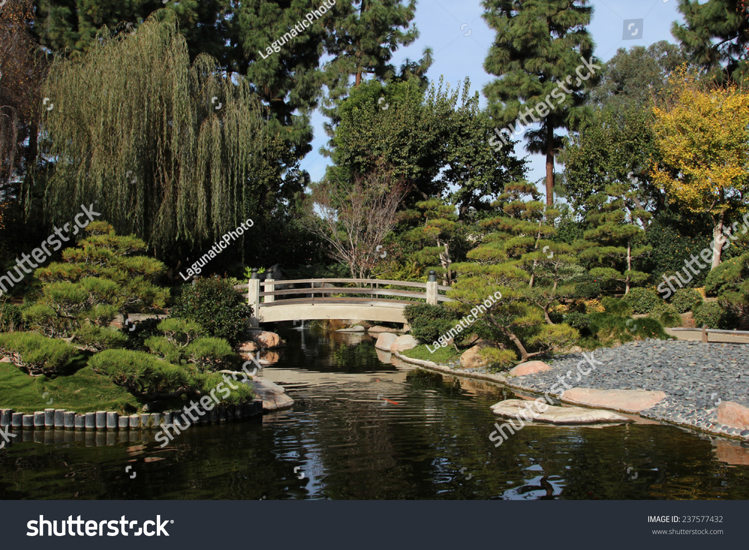 Earl Burns Miller Japanese Garden California Stock Photo Edit Now