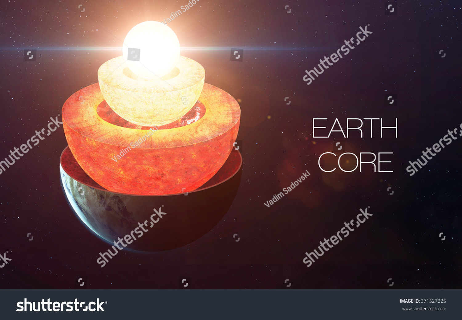 what elements is the earth's core made of