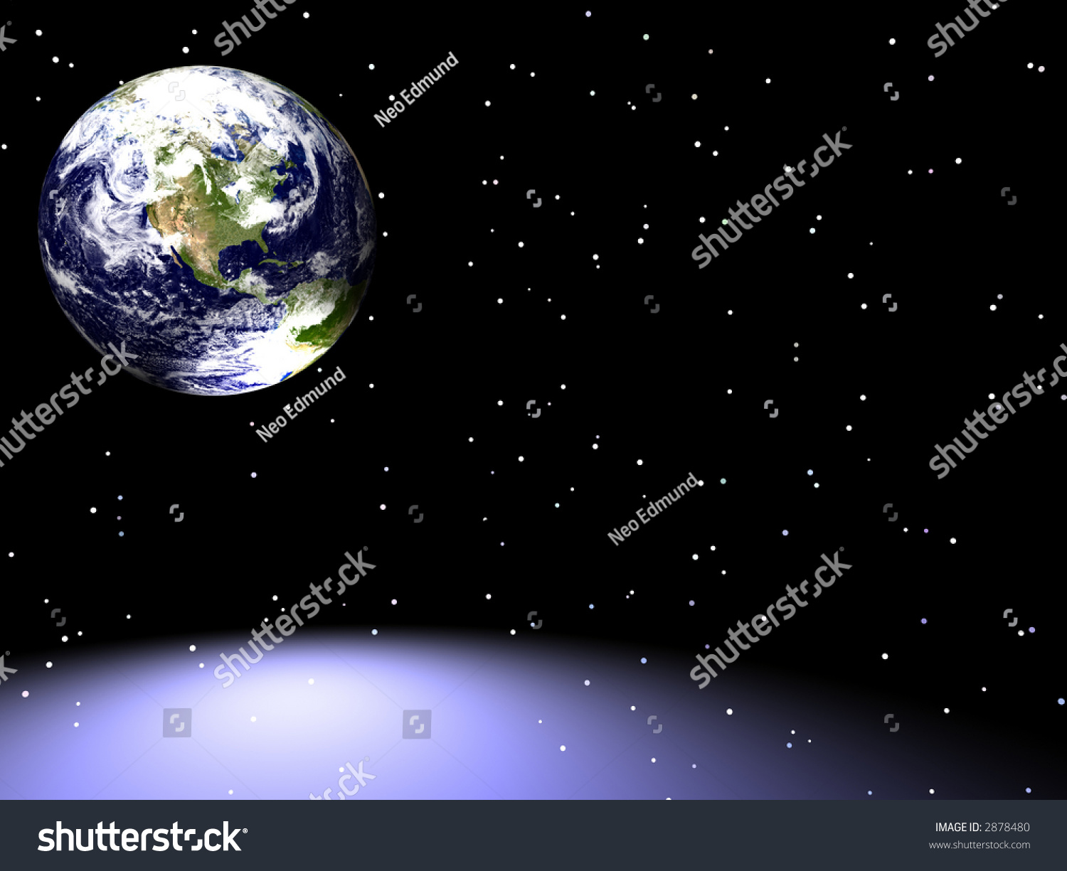 Earth / Stars Scape Stock Photo 2878480 : Shutterstock