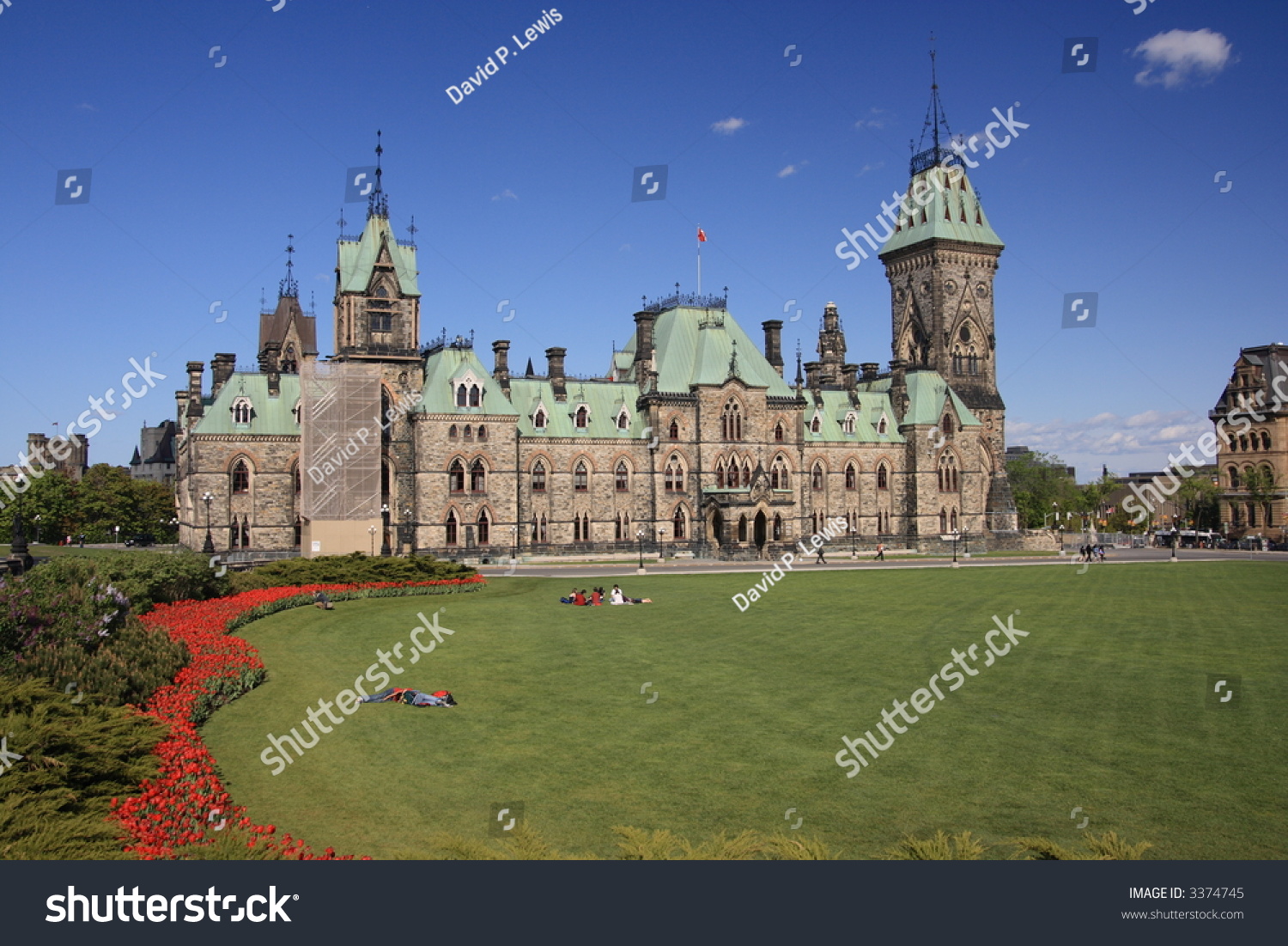 East Block Parliament Buildings Ottawa Ontario Stock Photo 3374745 